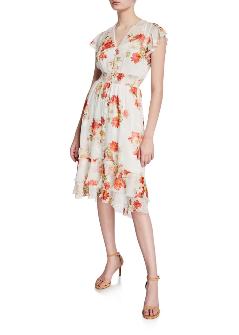 Elie tahari floral dress clearance