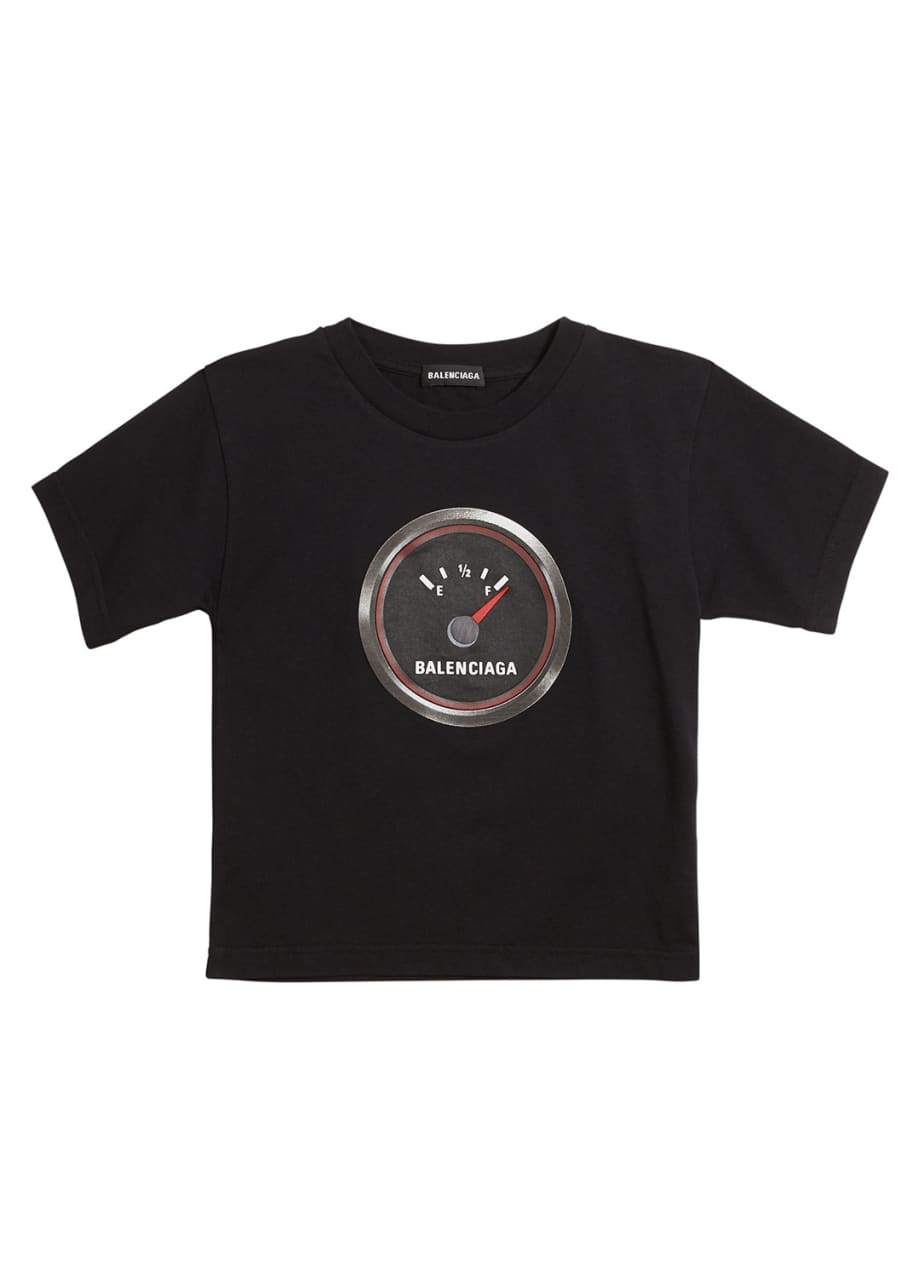 Balenciaga Gas Gauge Logo T Shirt Size 2 10 Bergdorf Goodman