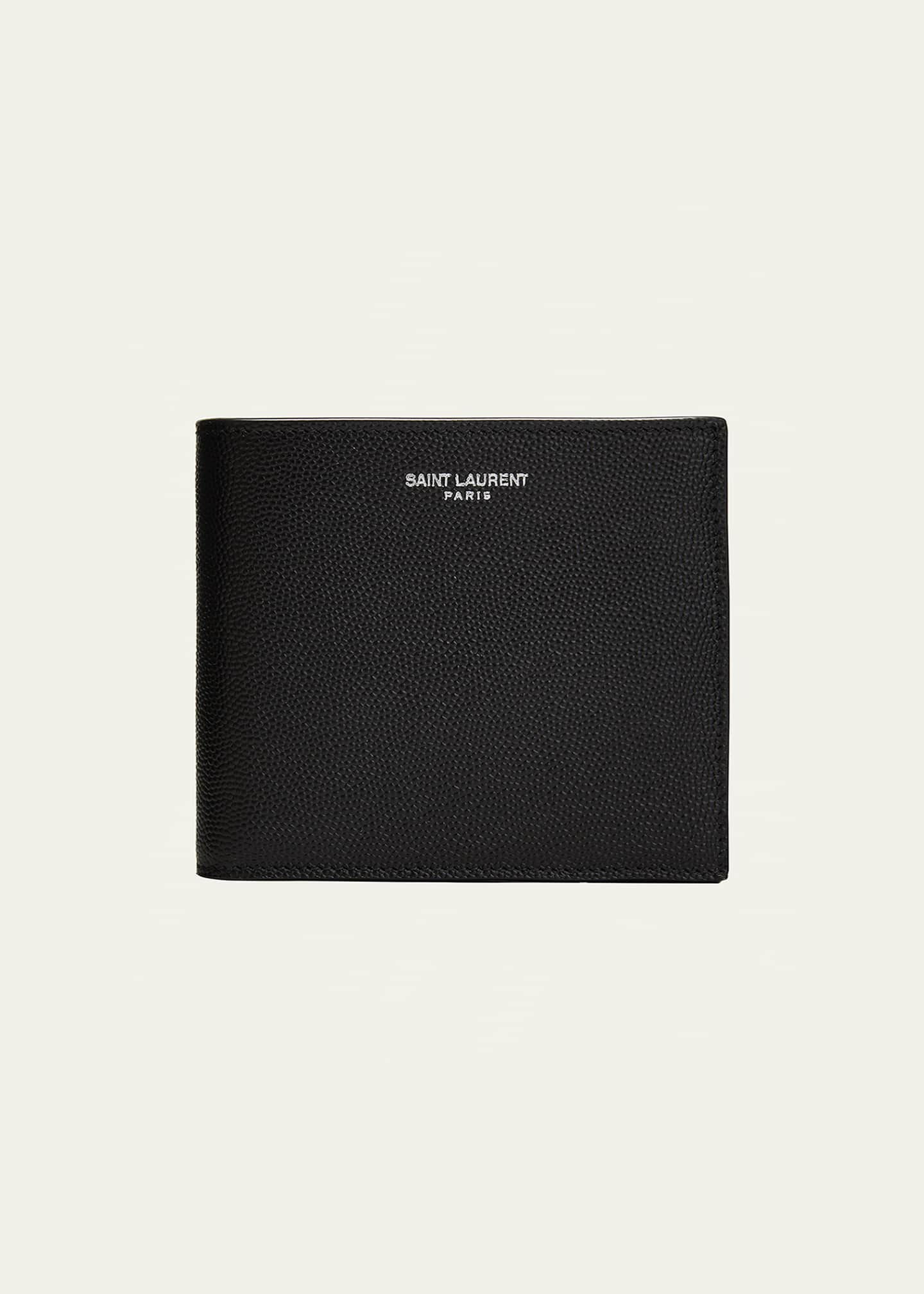 Saint Laurent EastWest Calfskin Leather Wallet Bergdorf Goodman