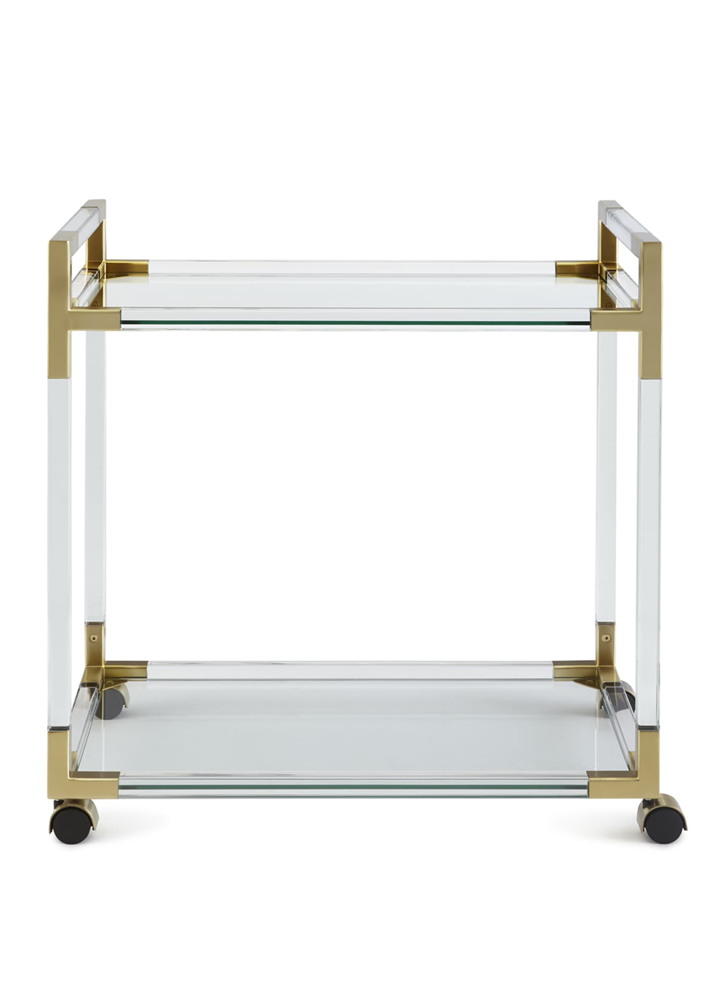 Jonathan Adler Jacques Acrylic & Brass Bar Cart Bergdorf Goodman