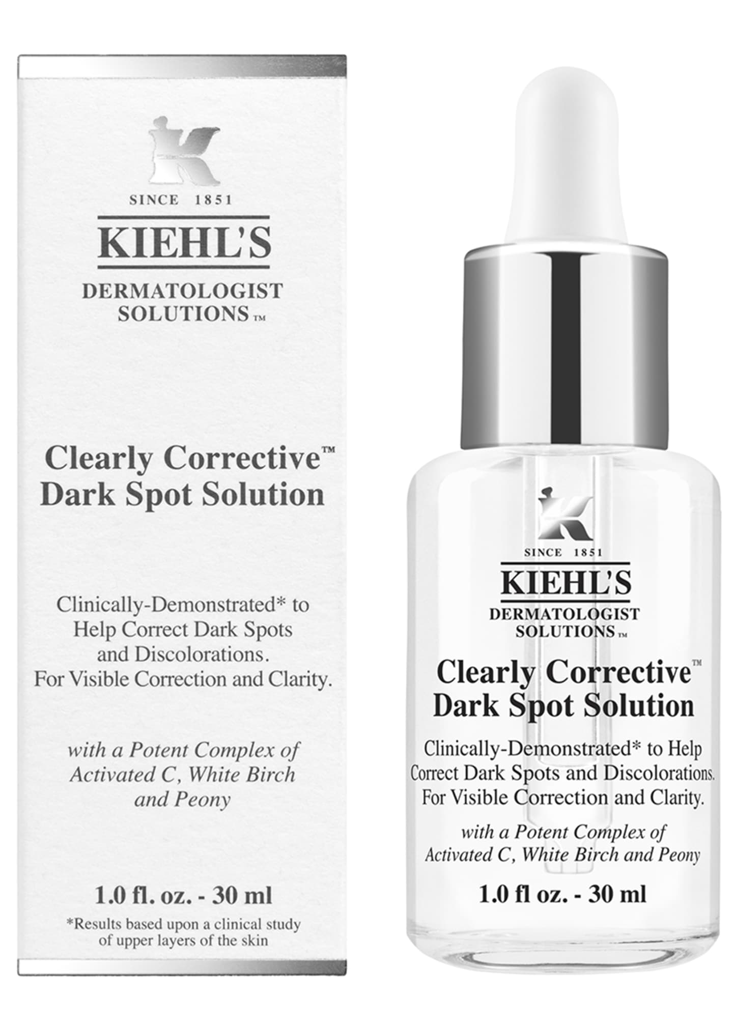 Kiehl's Since 1851 Clearly Corrective Dark Spot Solution, 1.0 oz. Image 3 of 5