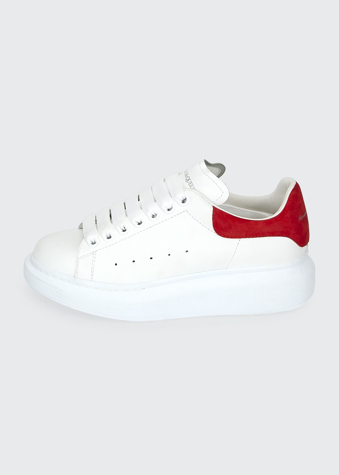 Alexander McQueen Leather Lace-Up Platform Sneakers - Bergdorf Goodman