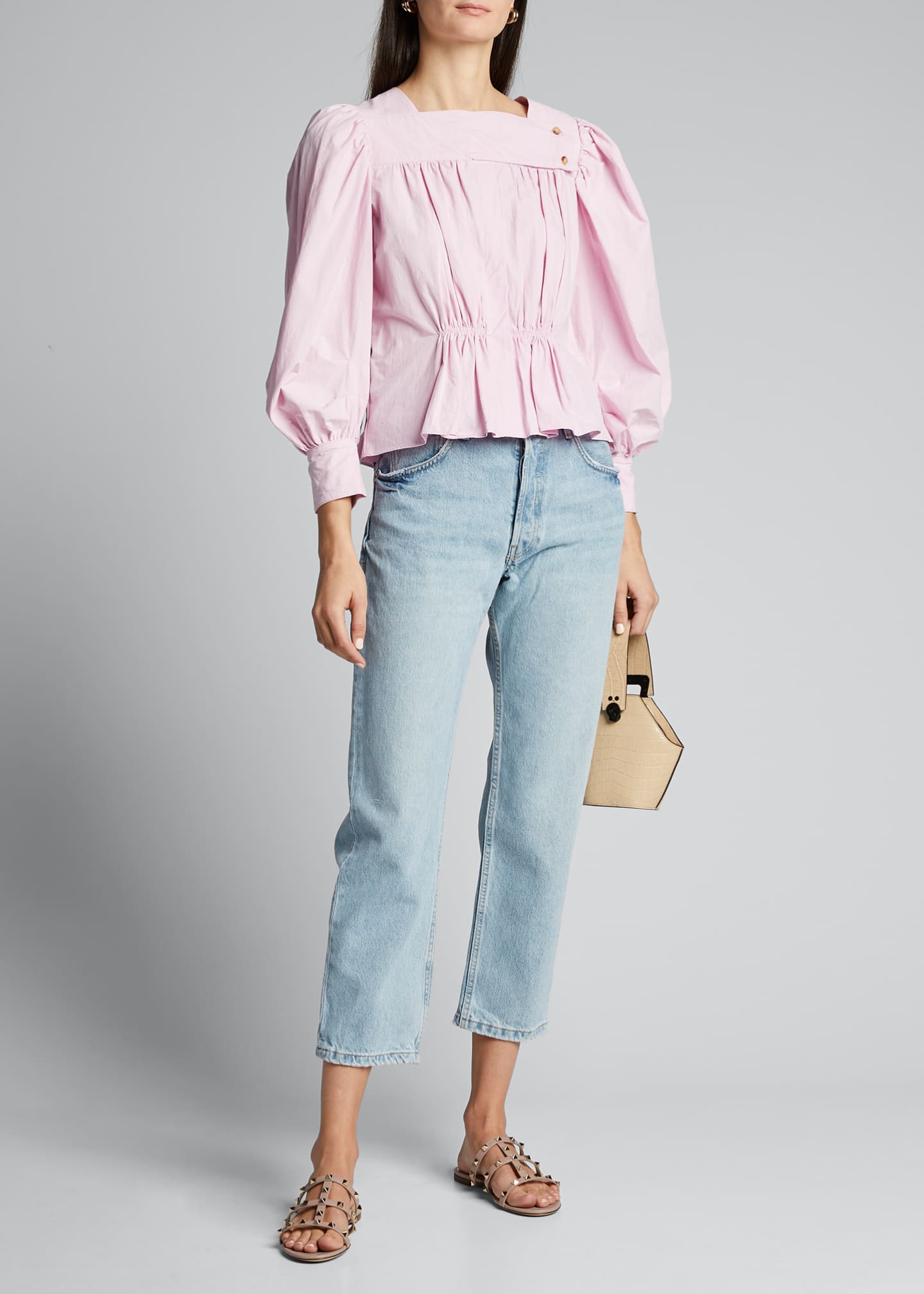 valentino flat slide