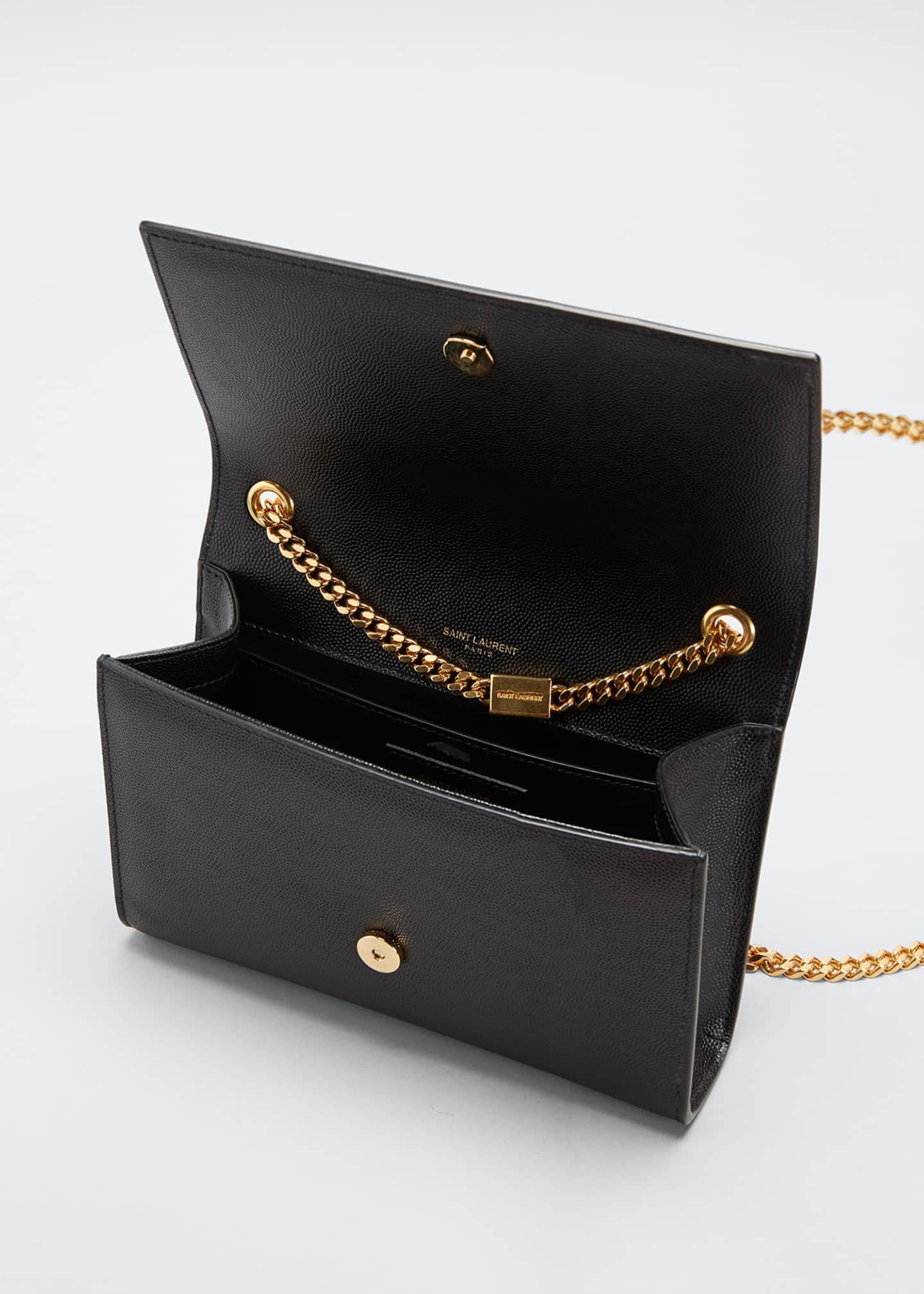 kate medium ysl monogram grain de poudre crossbody bag