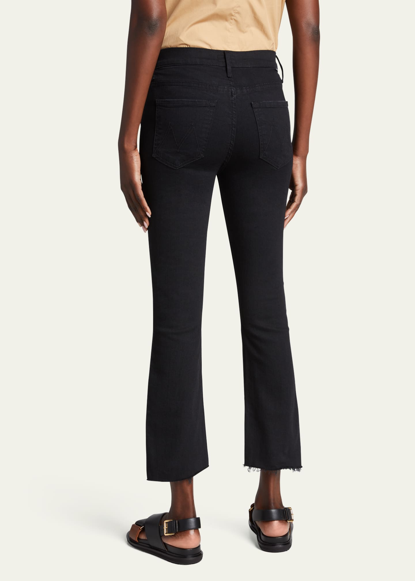 MOTHER The Insider Crop Step Fray Jeans Image 2 of 5