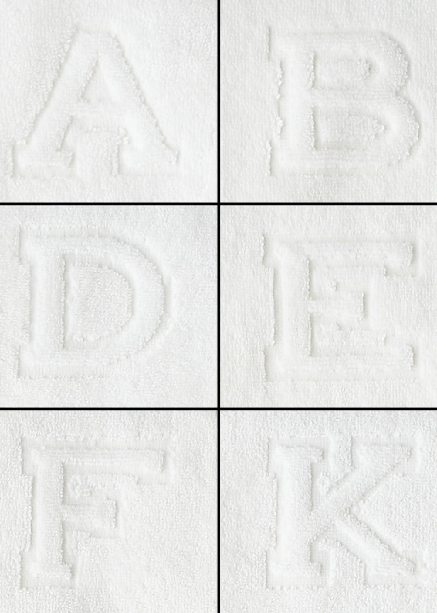 Matouk Auberge Monogrammed Tub Mat Image 2 of 4