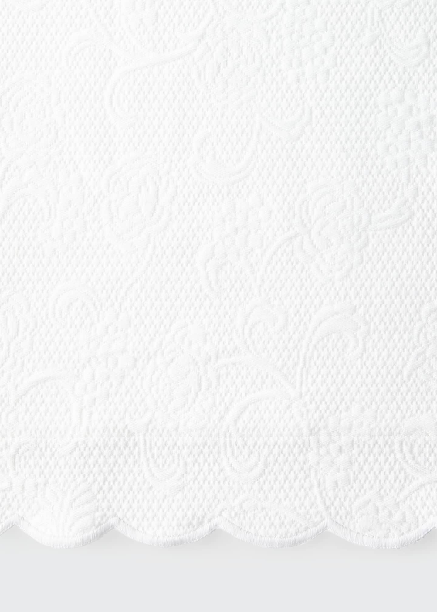 Sferra Alice Twin Floral Matelasse Coverlet Image 3 of 3