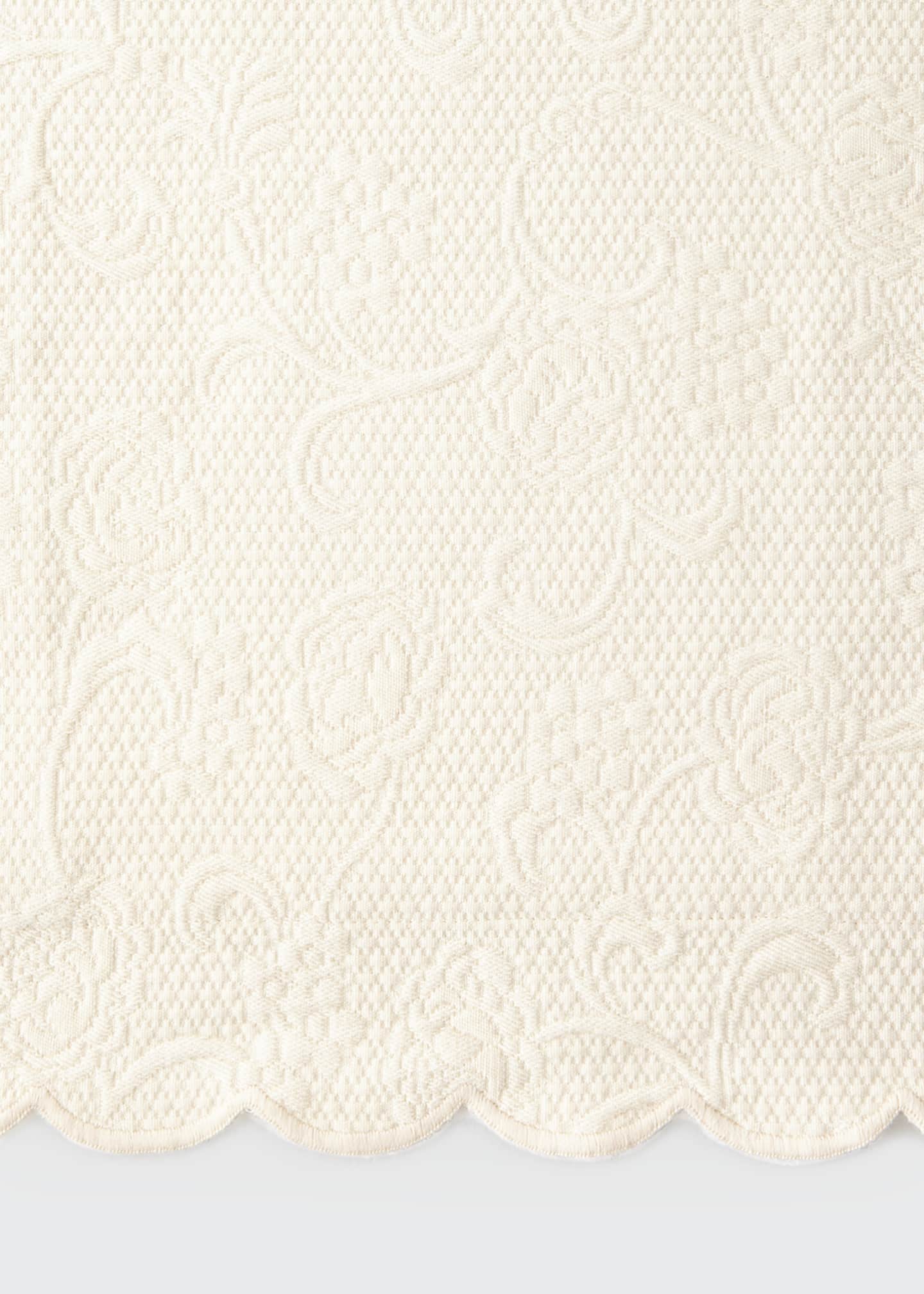 Sferra Alice King Floral Matelasse Coverlet Image 3 of 3