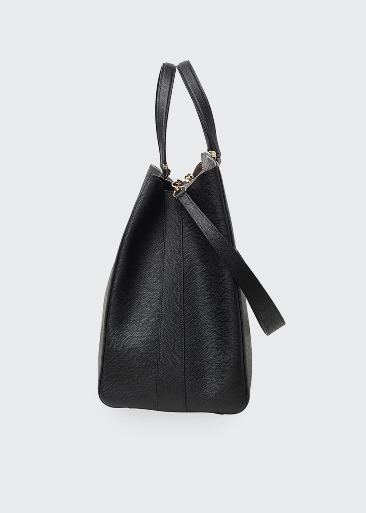 Valextra Brera Large Leather TopHandle Tote Bag Bergdorf Goodman