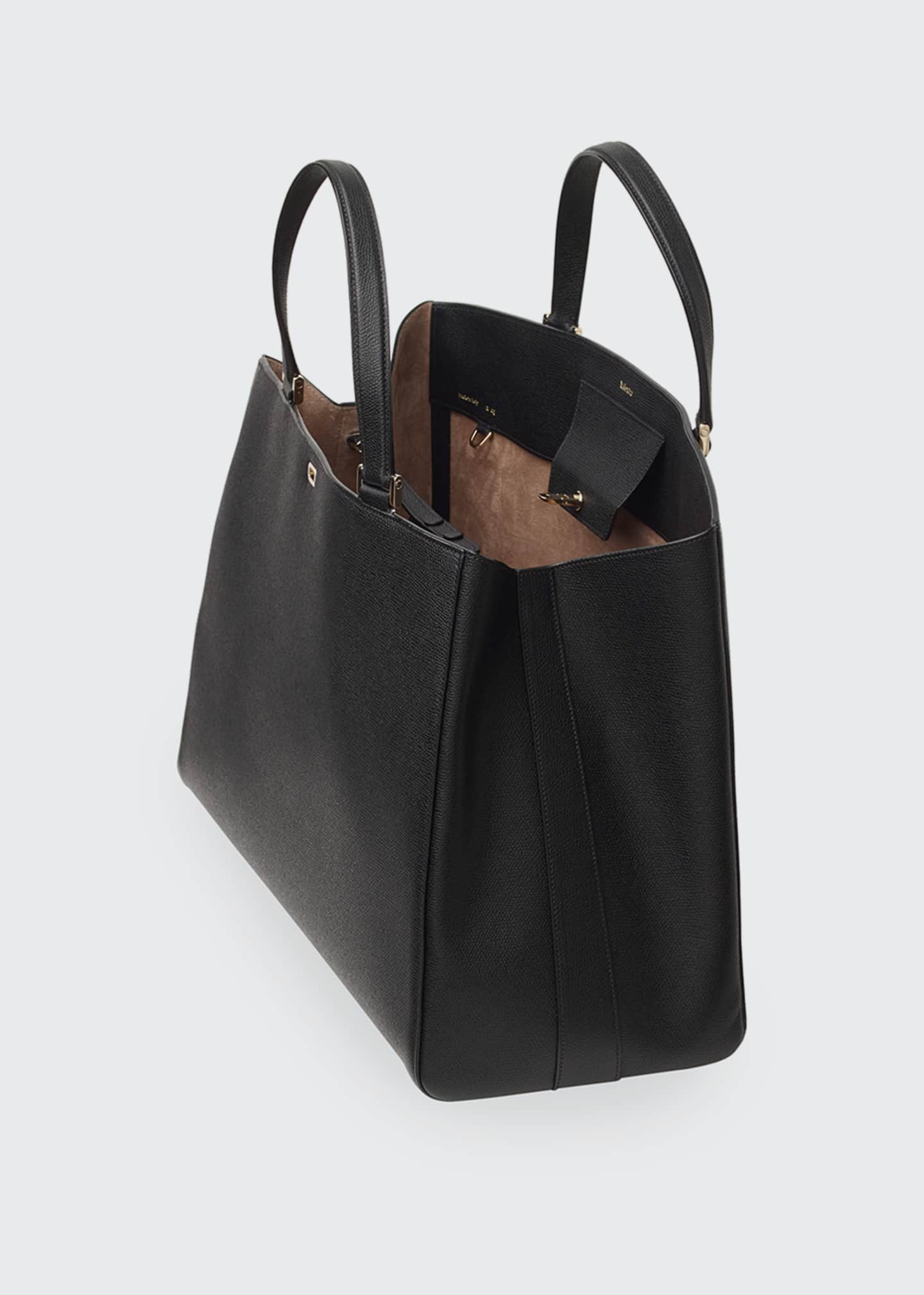 Valextra Brera Large Leather TopHandle Tote Bag Bergdorf Goodman