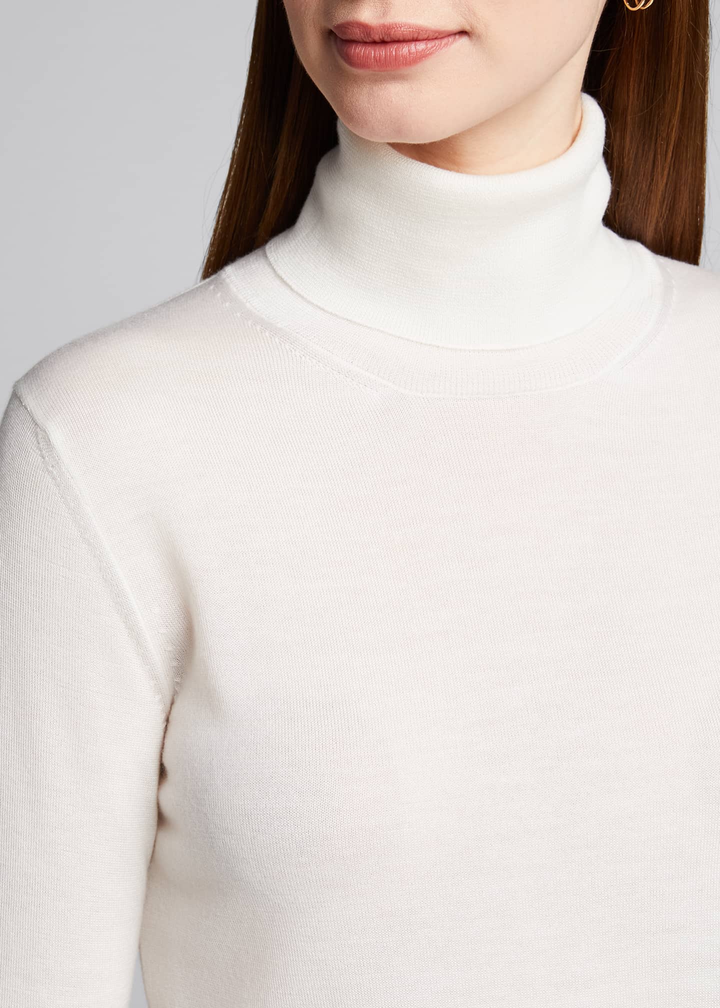 Ralph Lauren Collection Cashmere Long-Sleeve Turtleneck Sweater ...
