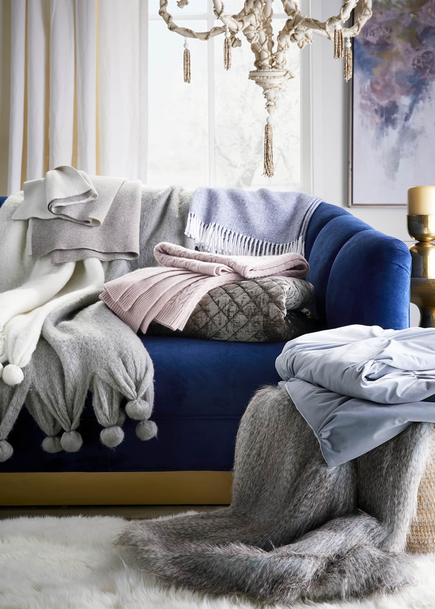 Double discount face blanket