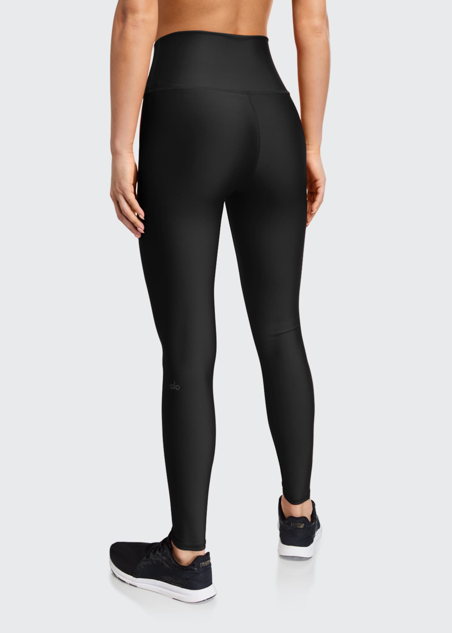 Alo Yoga Airlift Mesh High-waist Allure Leggings In Black