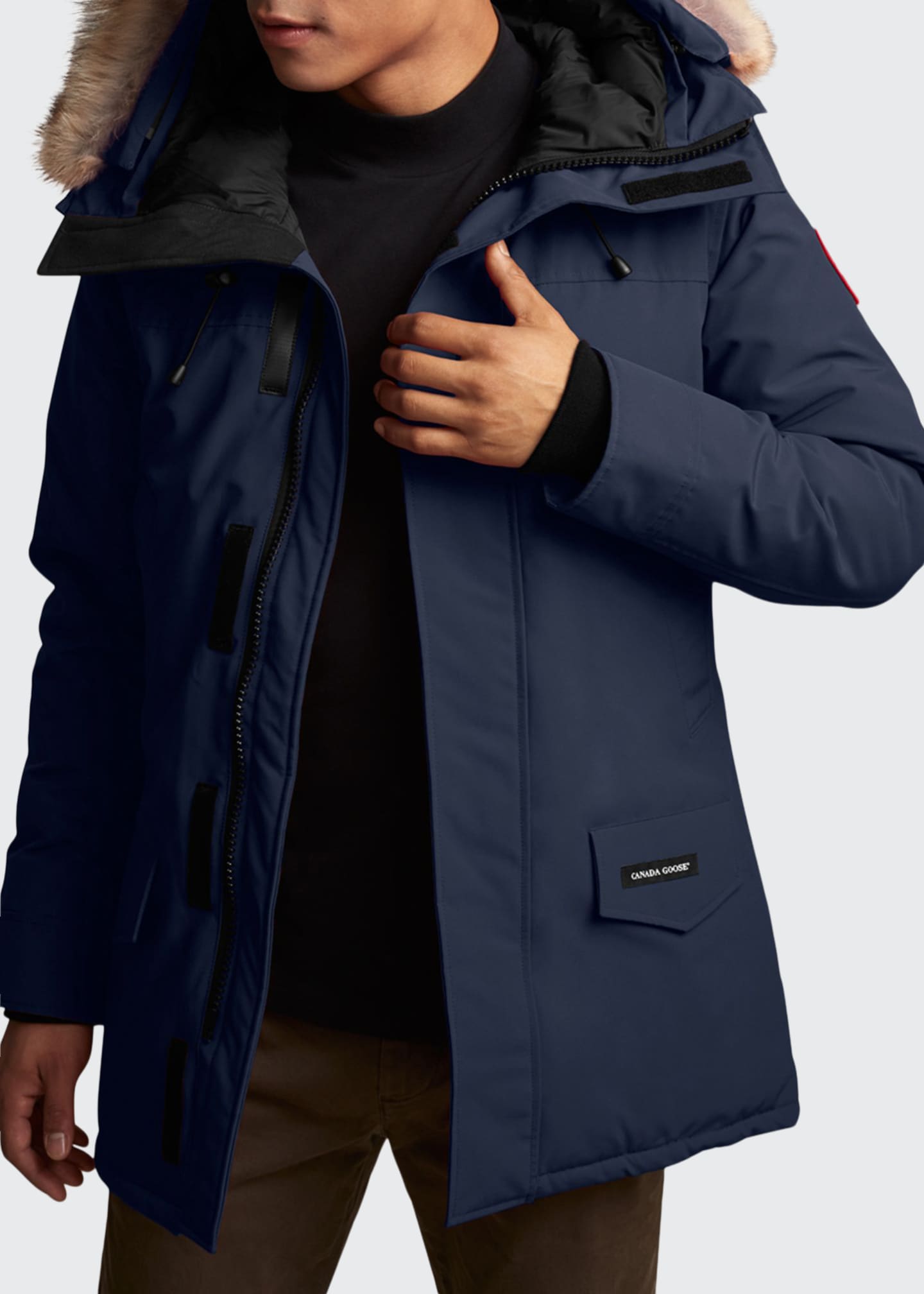 Canada Goose Men's Langford ArcticTech Parka Jacket with Fur Hood