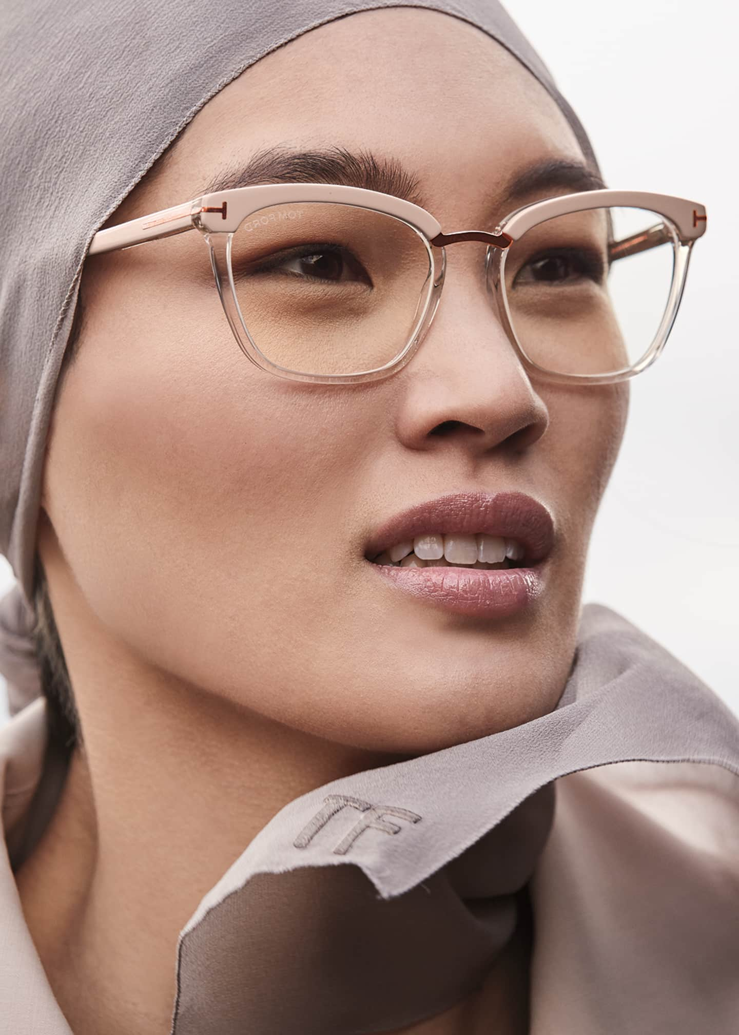 dialog sollys smid væk TOM FORD Cat-Eye Transparent Acetate Optical Frames - Bergdorf Goodman