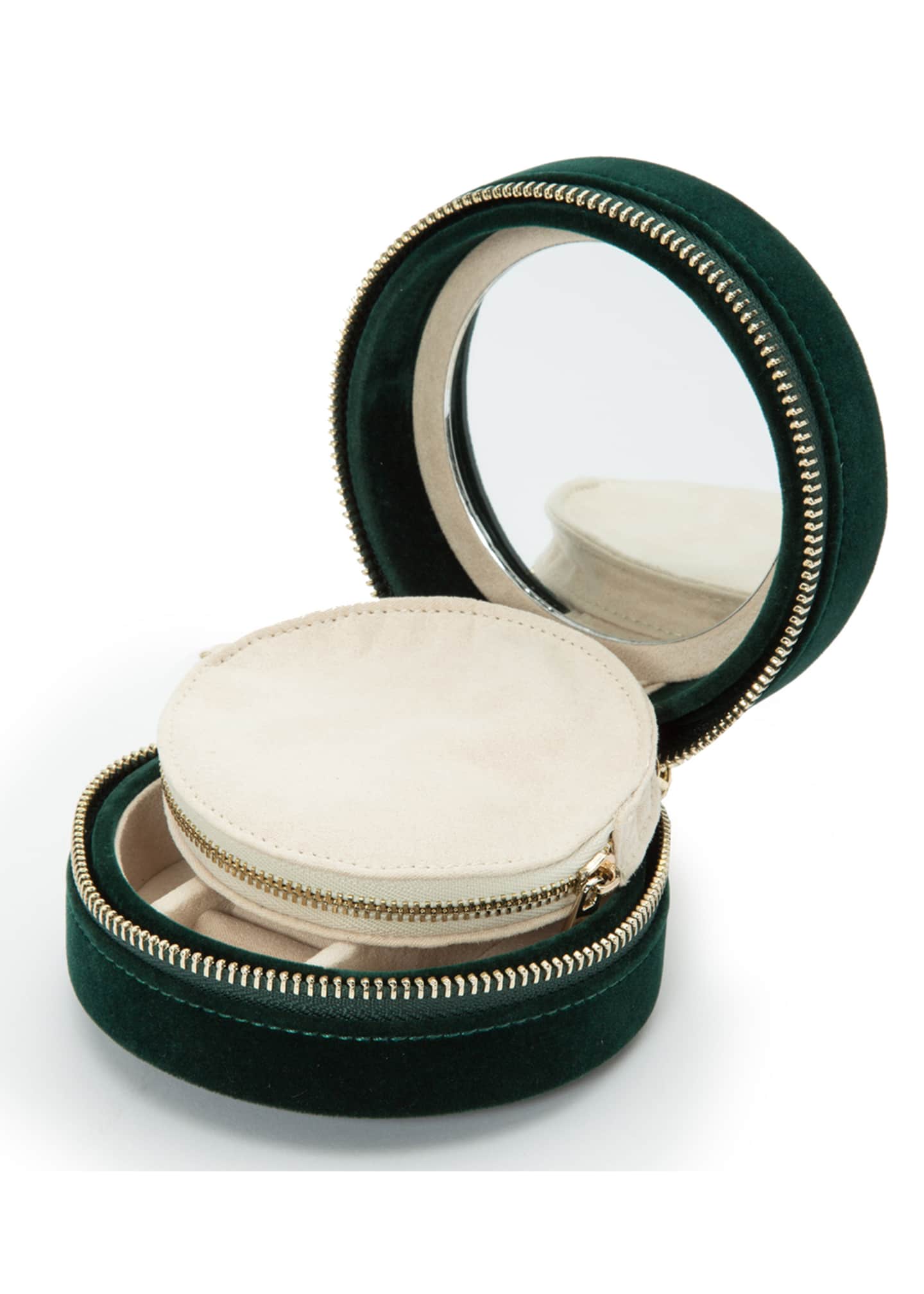 WOLF Zoe Round Travel Jewelry Case Bergdorf Goodman