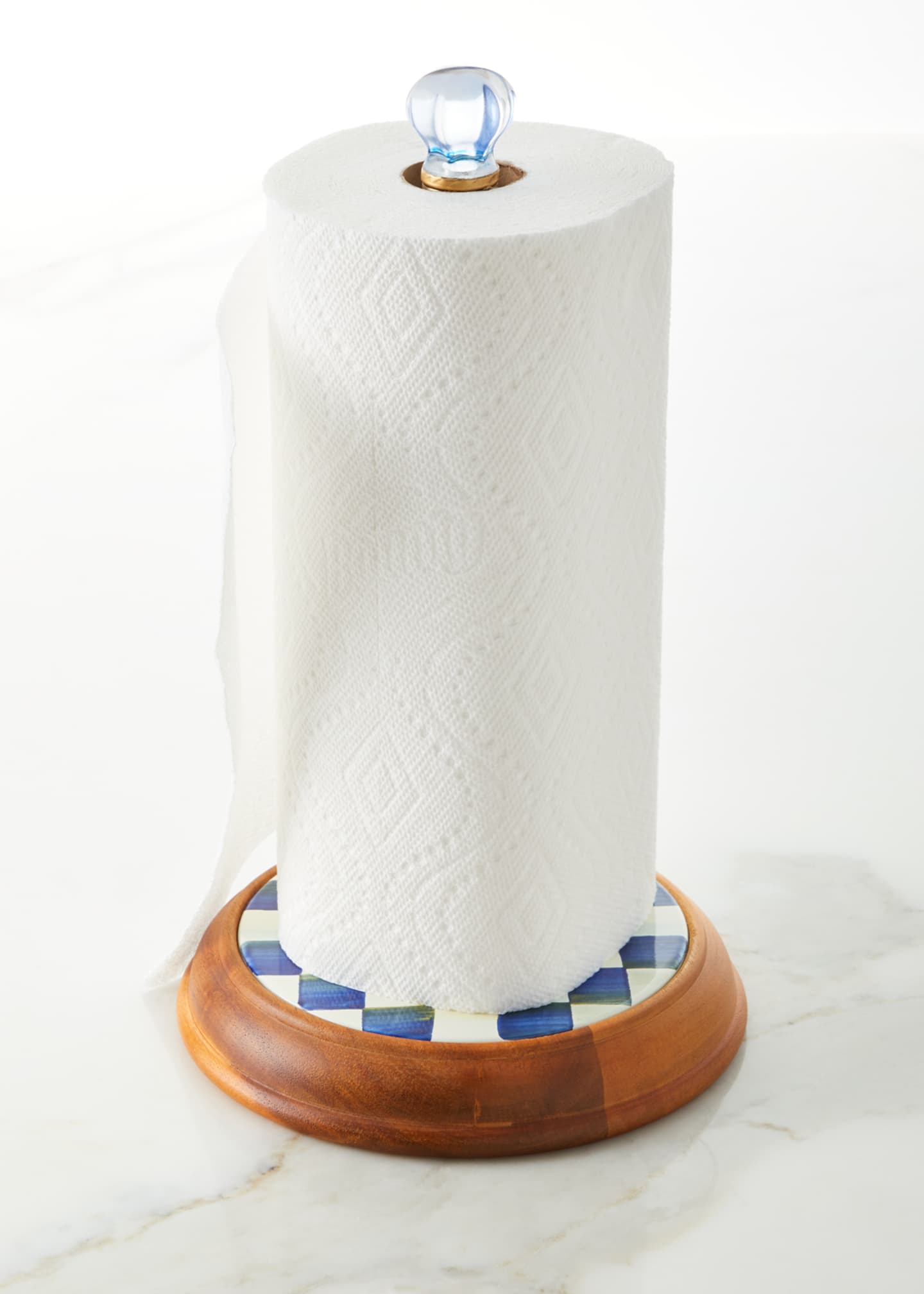 MacKenzieChilds Royal Check Paper Towel Holder Bergdorf Goodman