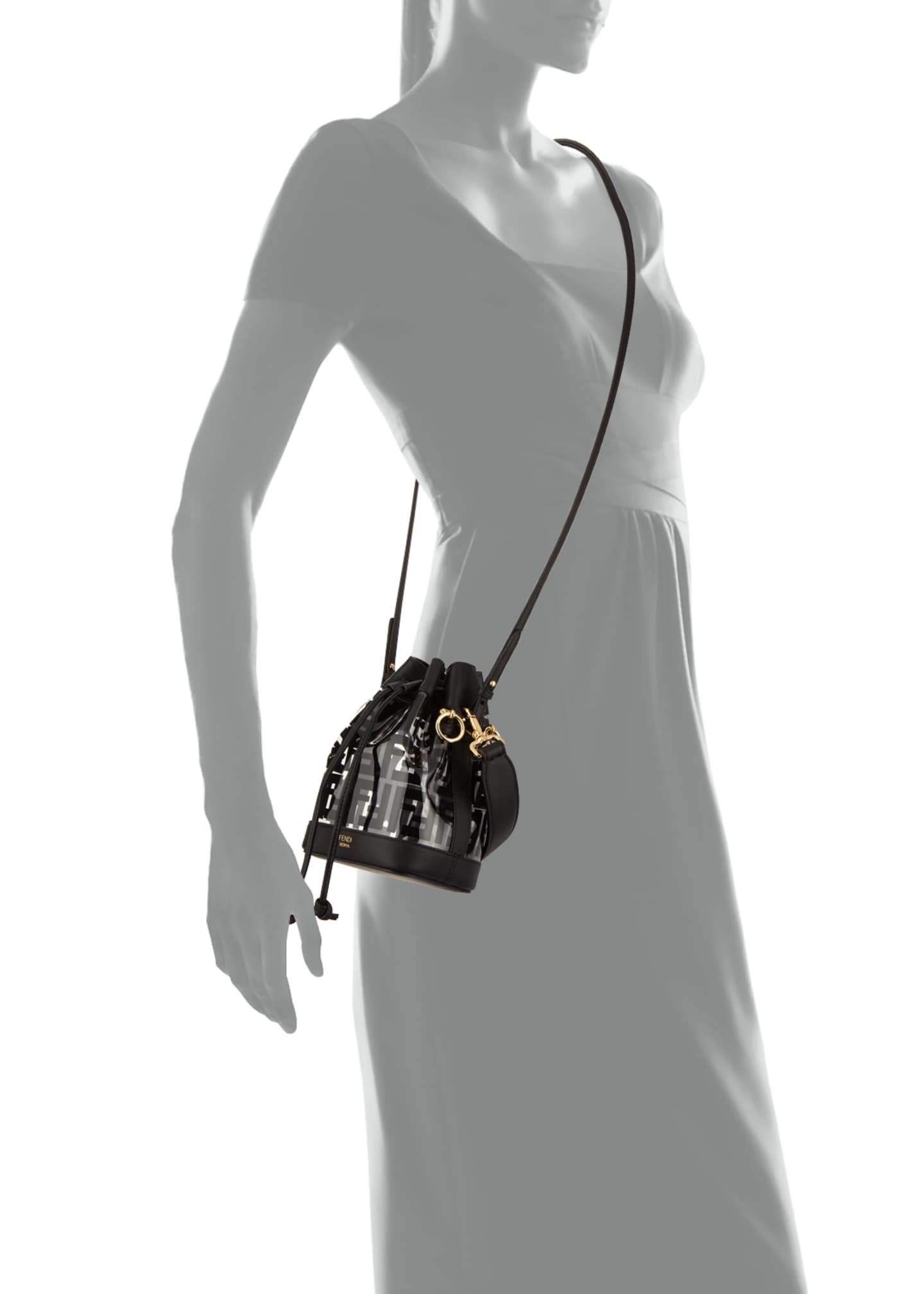 Fendi Mon Tresor Mini FF Bucket Bag Bergdorf Goodman
