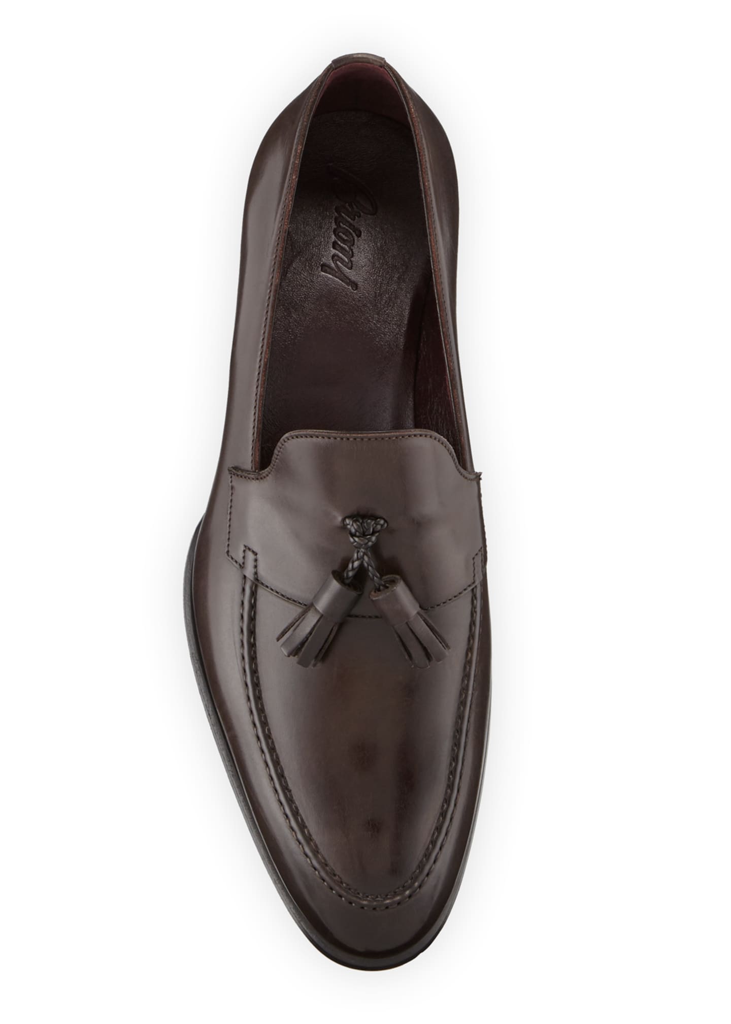 Brioni Men's Aurland Leather Tassel Loafer - Bergdorf Goodman