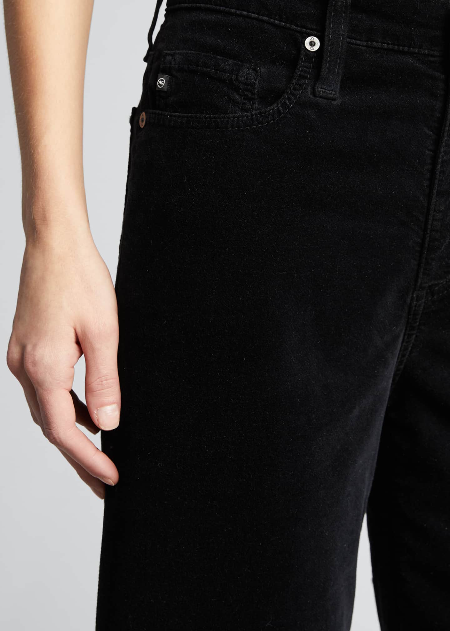 AG Jeans Etta WideLeg Velvet Jeans Bergdorf Goodman