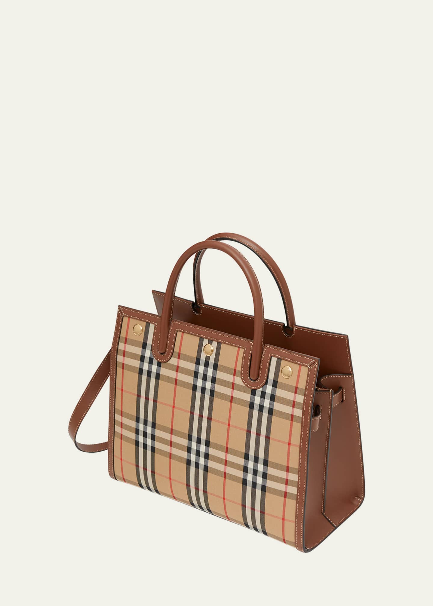 Burberry Title Vintage Check Mini Tote Bag – Cettire