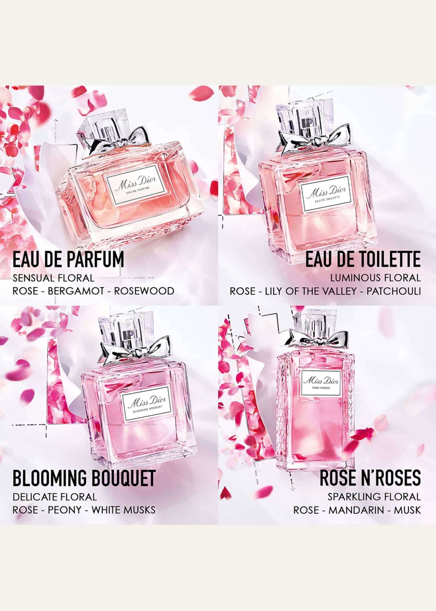 Dior perfume rose and roses shop