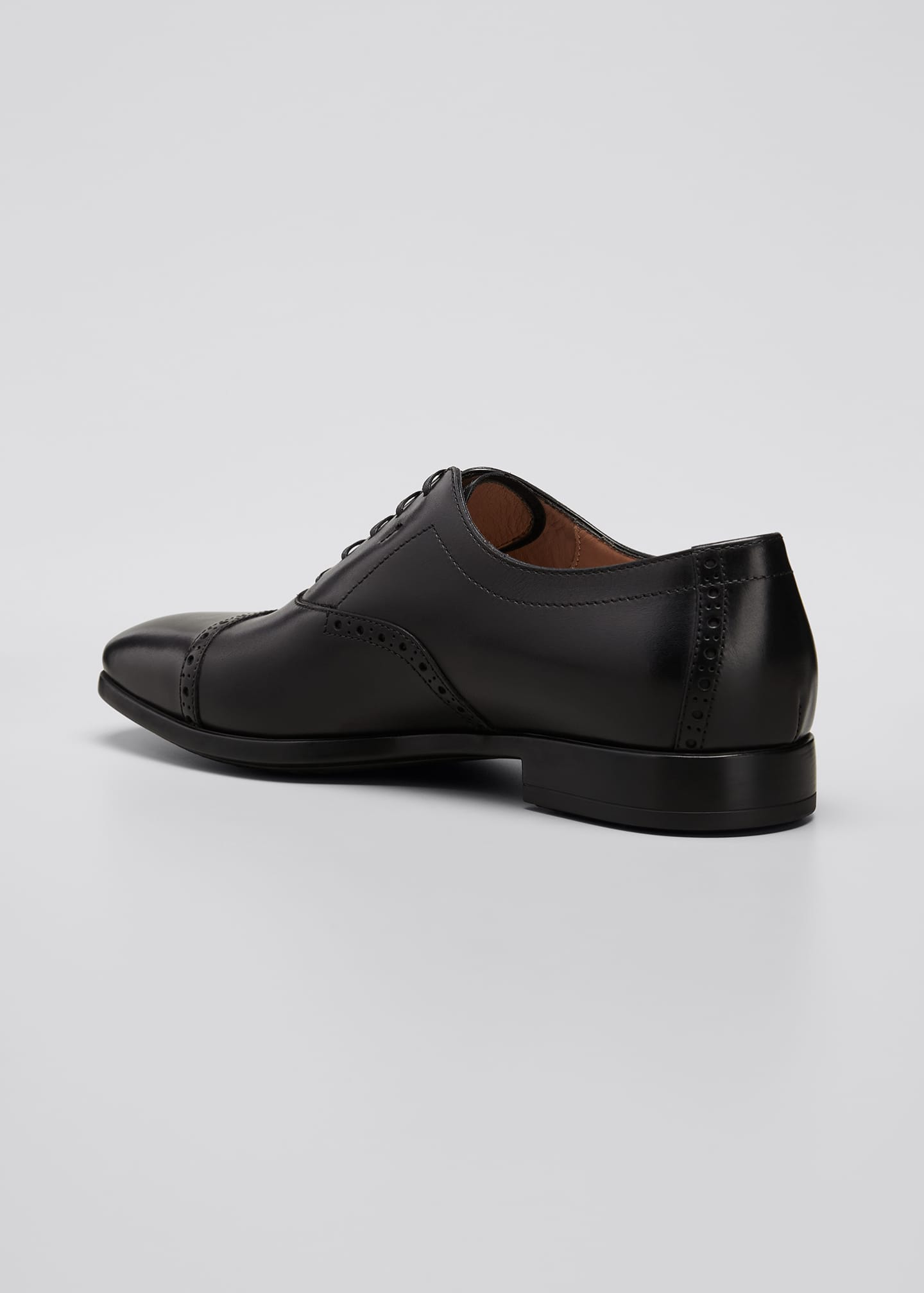 Salvatore Ferragamo Men's Saddle Leather Oxford Shoes - Bergdorf Goodman