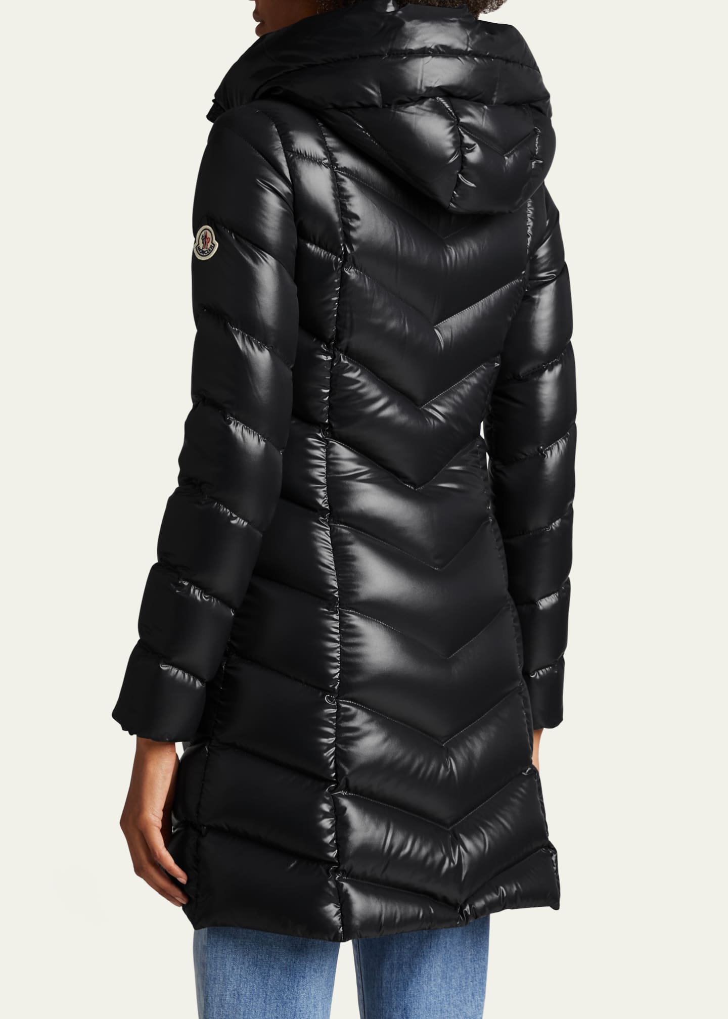 Moncler Marus Quilted Chevron Down Jacket - Bergdorf Goodman