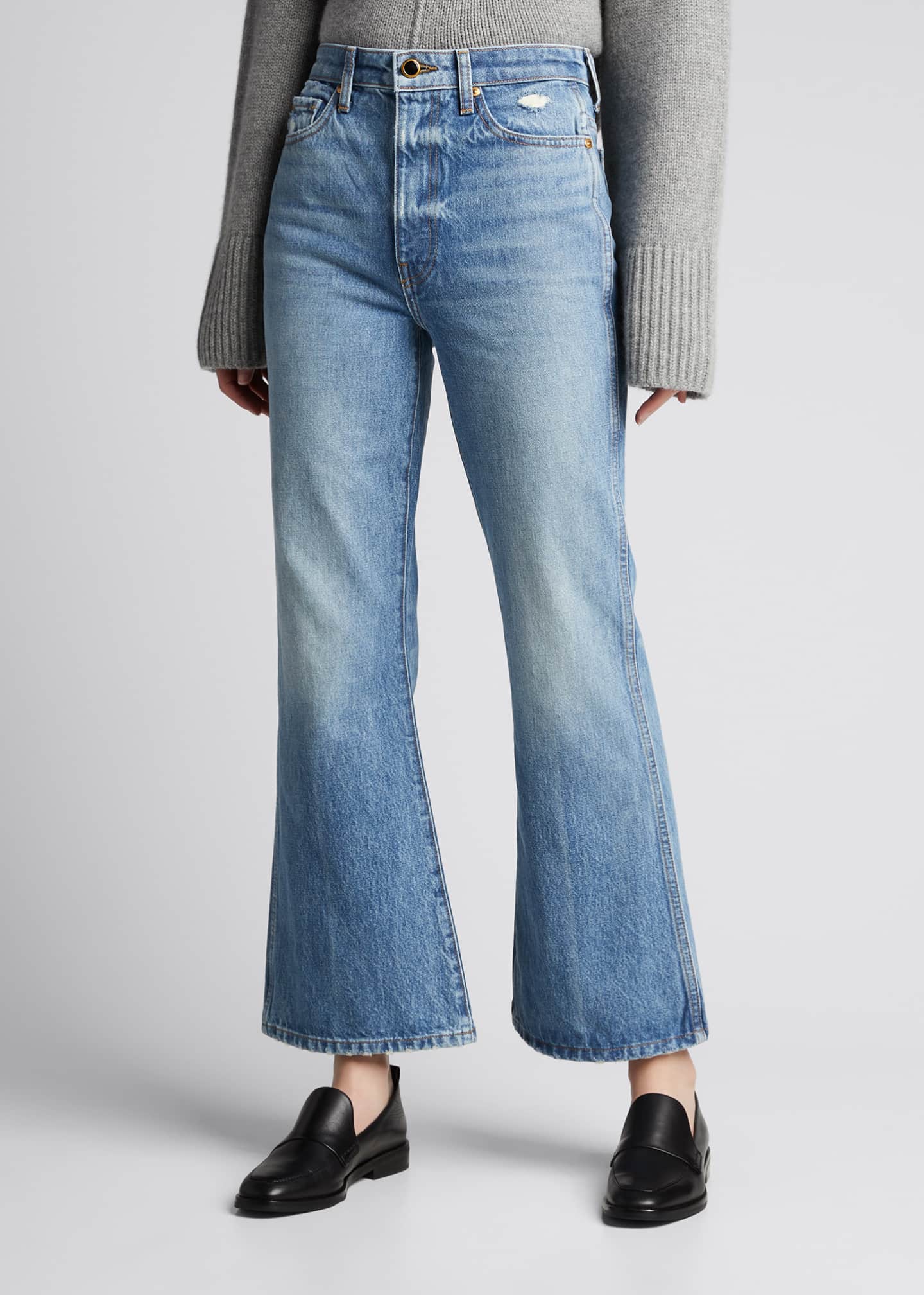Khaite Gabbie Flare Jeans Bergdorf Goodman