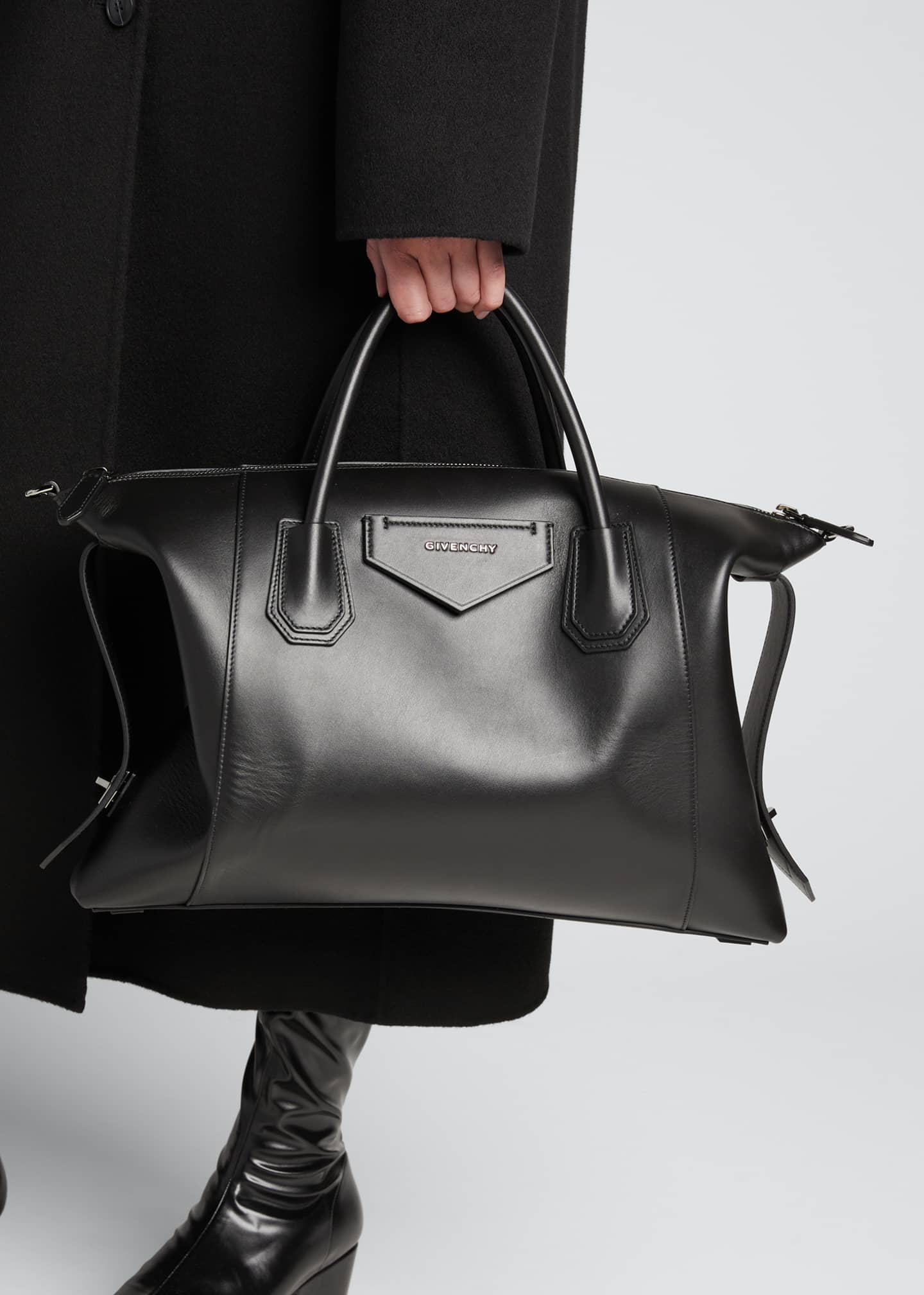 Givenchy Antigona Soft Medium Leather Bag - Bergdorf Goodman