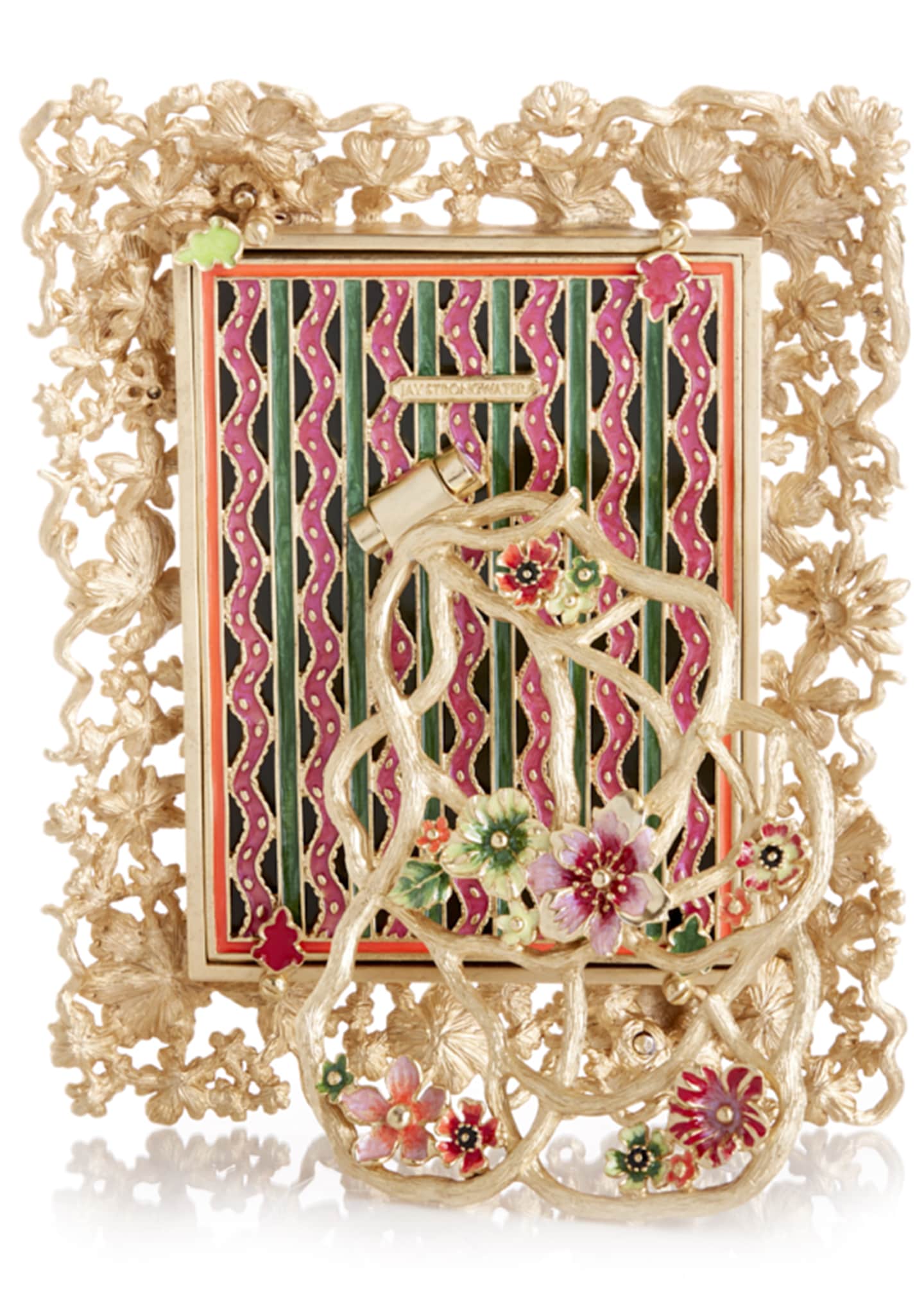 Jay Strongwater Cluster Floral Frame, 5" x 7" Bergdorf Goodman
