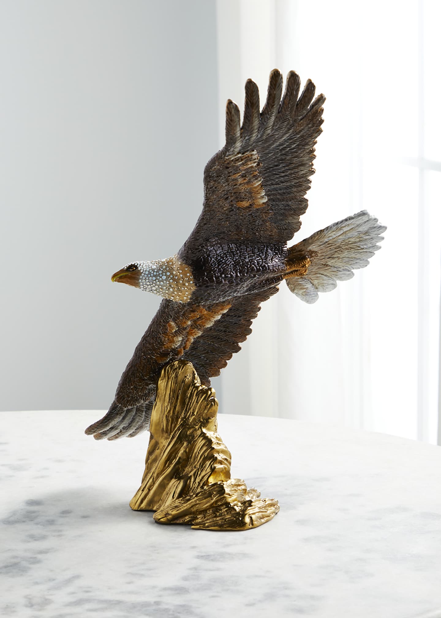 Jay Strongwater 25th Anniversary Soaring Eagle Figurine Image 2 of 2