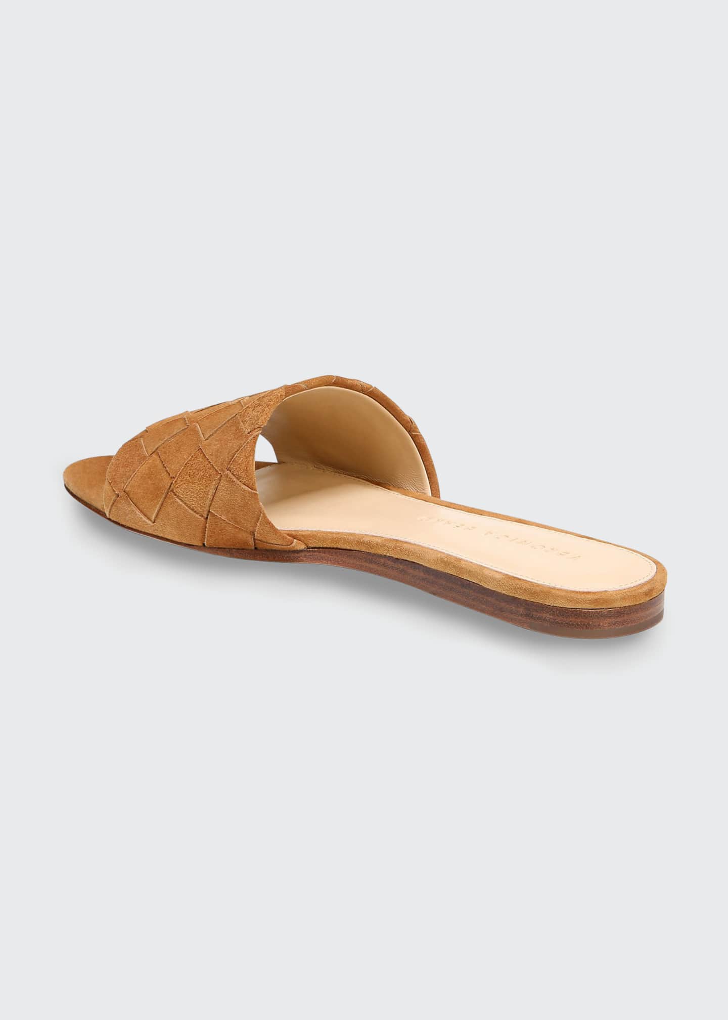 veronica beard senta woven leather slides