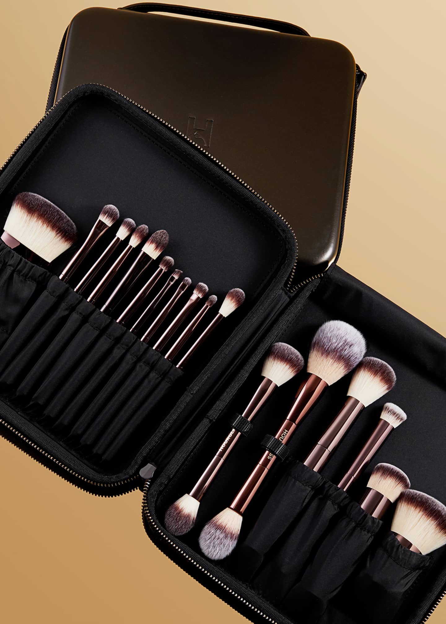 Hourglass Makeup Brushes Set - Luxury Powder Blush Eyeshadow Crease  Concealer eyeLiner Smudger Metal Handle Brushes - AliExpress