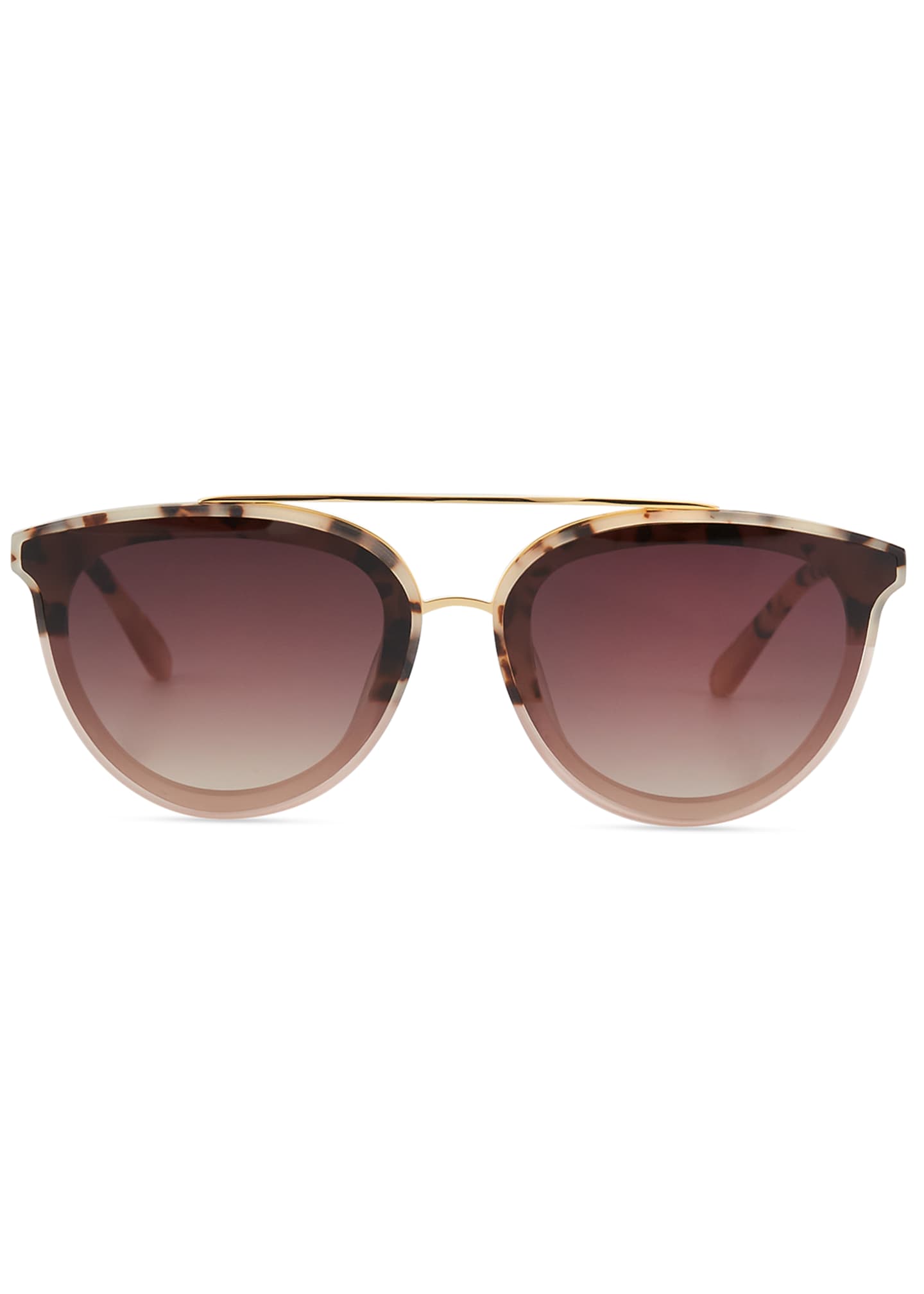 KREWE Clio Round Acetate Sunglasses Bergdorf Goodman