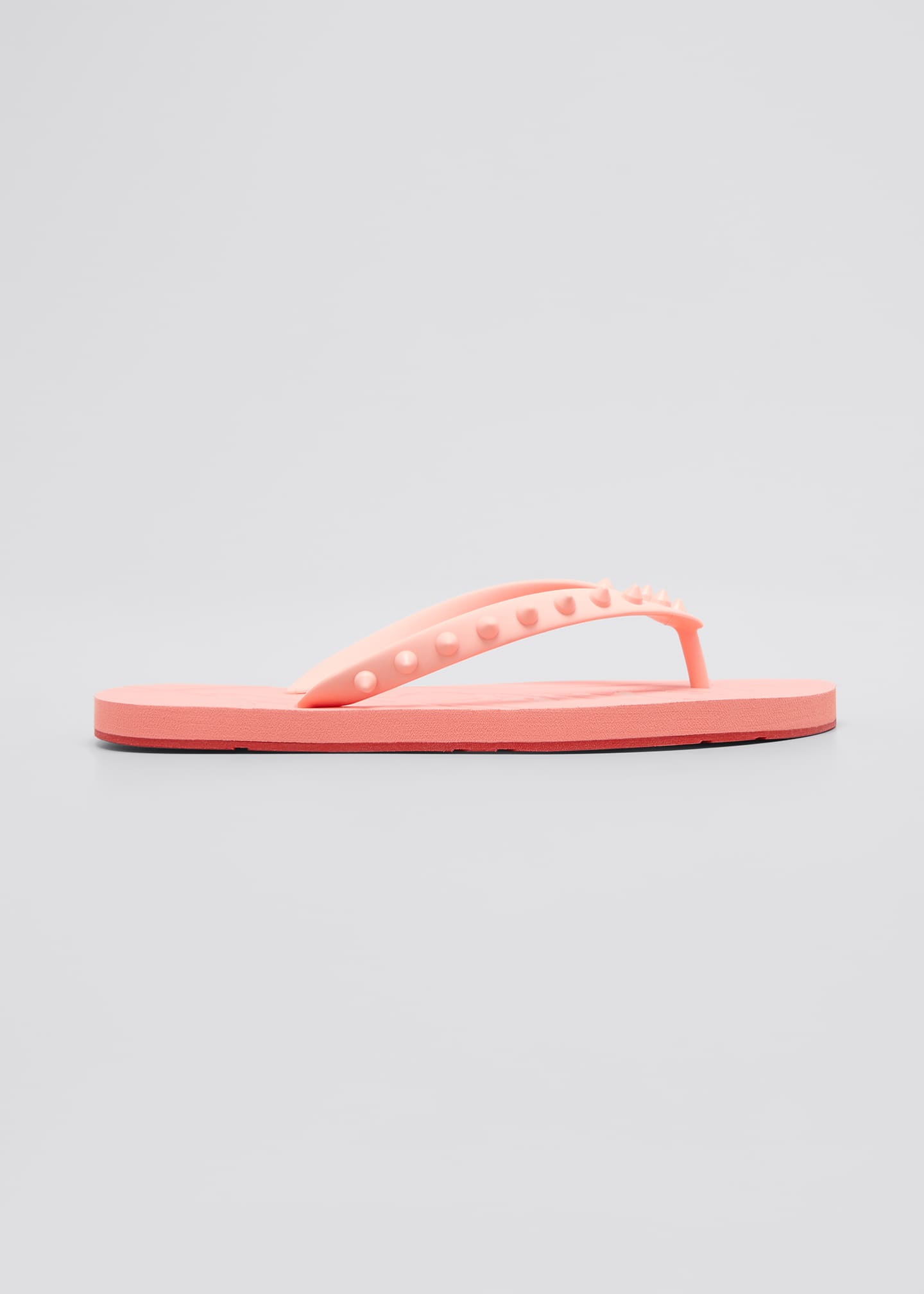 louboutin spike flip flops