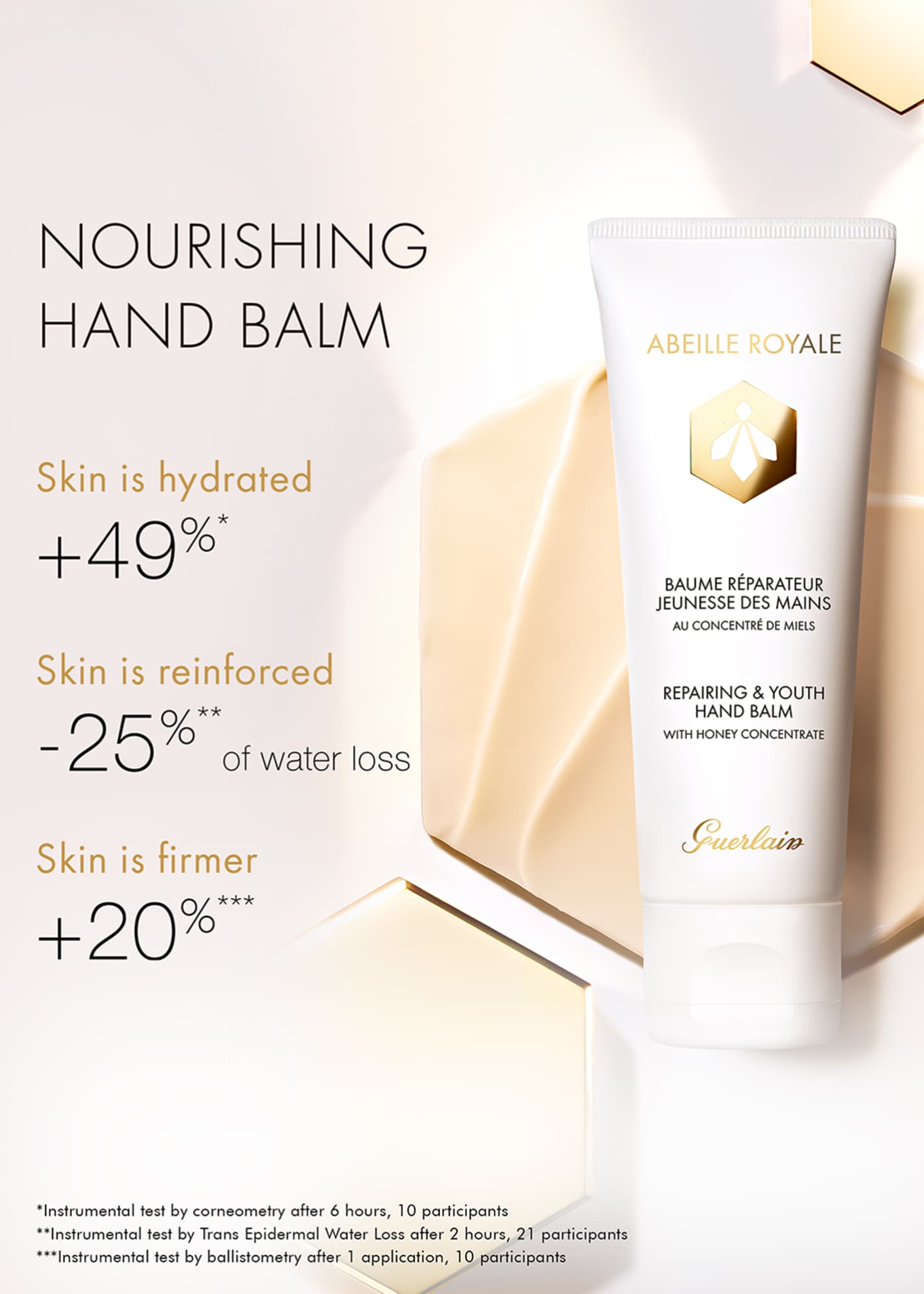 Guerlain Abeille Royale Revitalizing Youth Hand Balm, 1.5 oz. Image 3 of 5