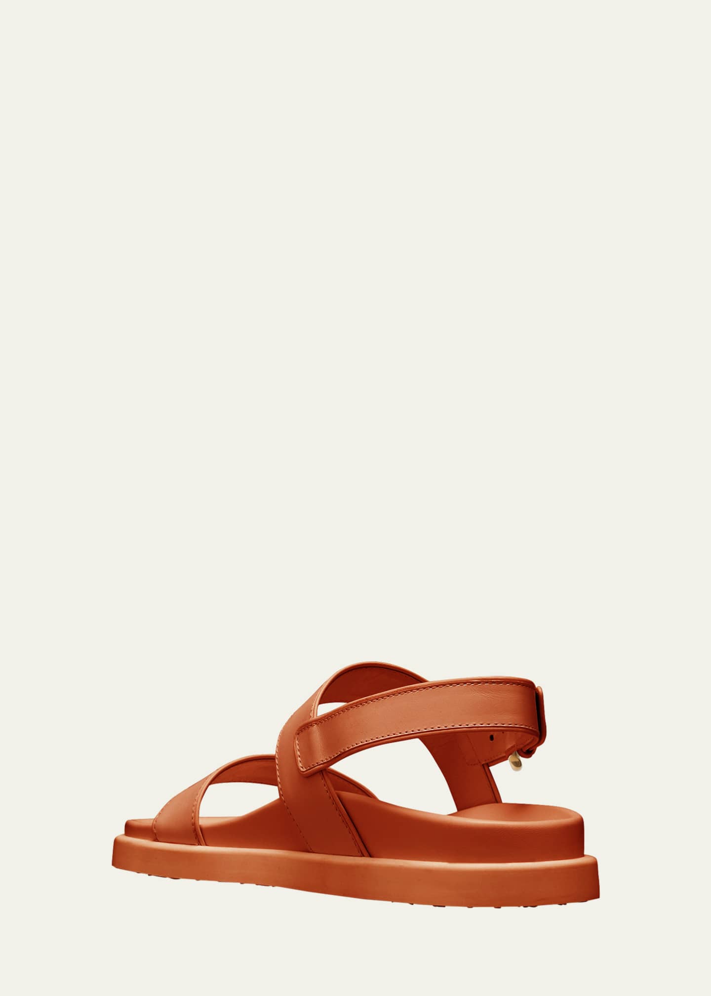 gianvito rossi bilbao leather slingback sandals