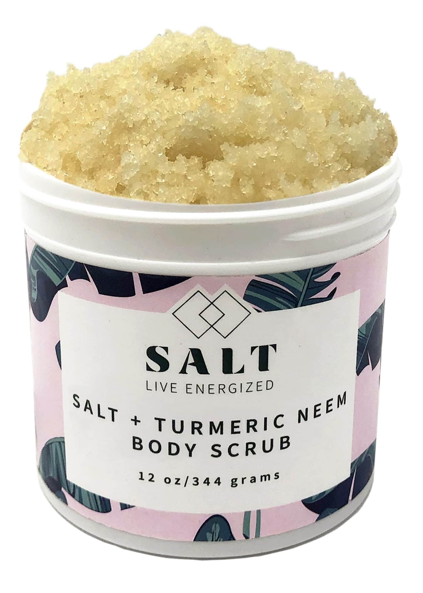 SALT LIVE ENERGIZED 12 oz. Salt + Turmeric Neem Body Scrub Image 3 of 3