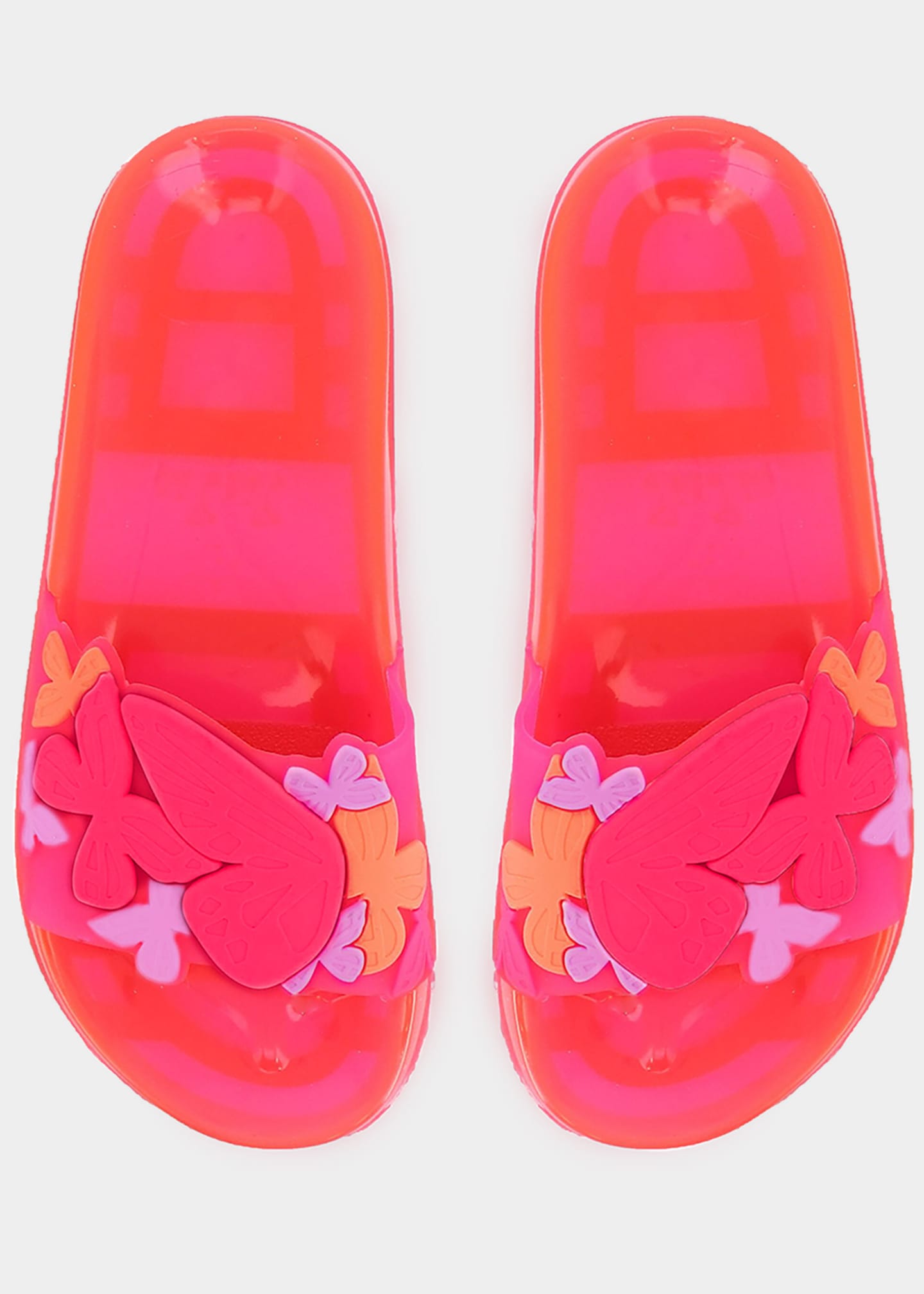 Sophia ster Girl's Butterfly Jelly Pool Slides, Toddler/Kids