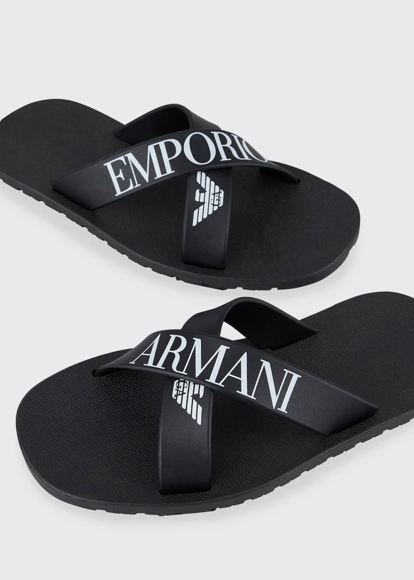 vooroordeel uitglijden snor Emporio Armani Boy's Logo Pool Slide Sandals, Toddler/Kids - Bergdorf  Goodman