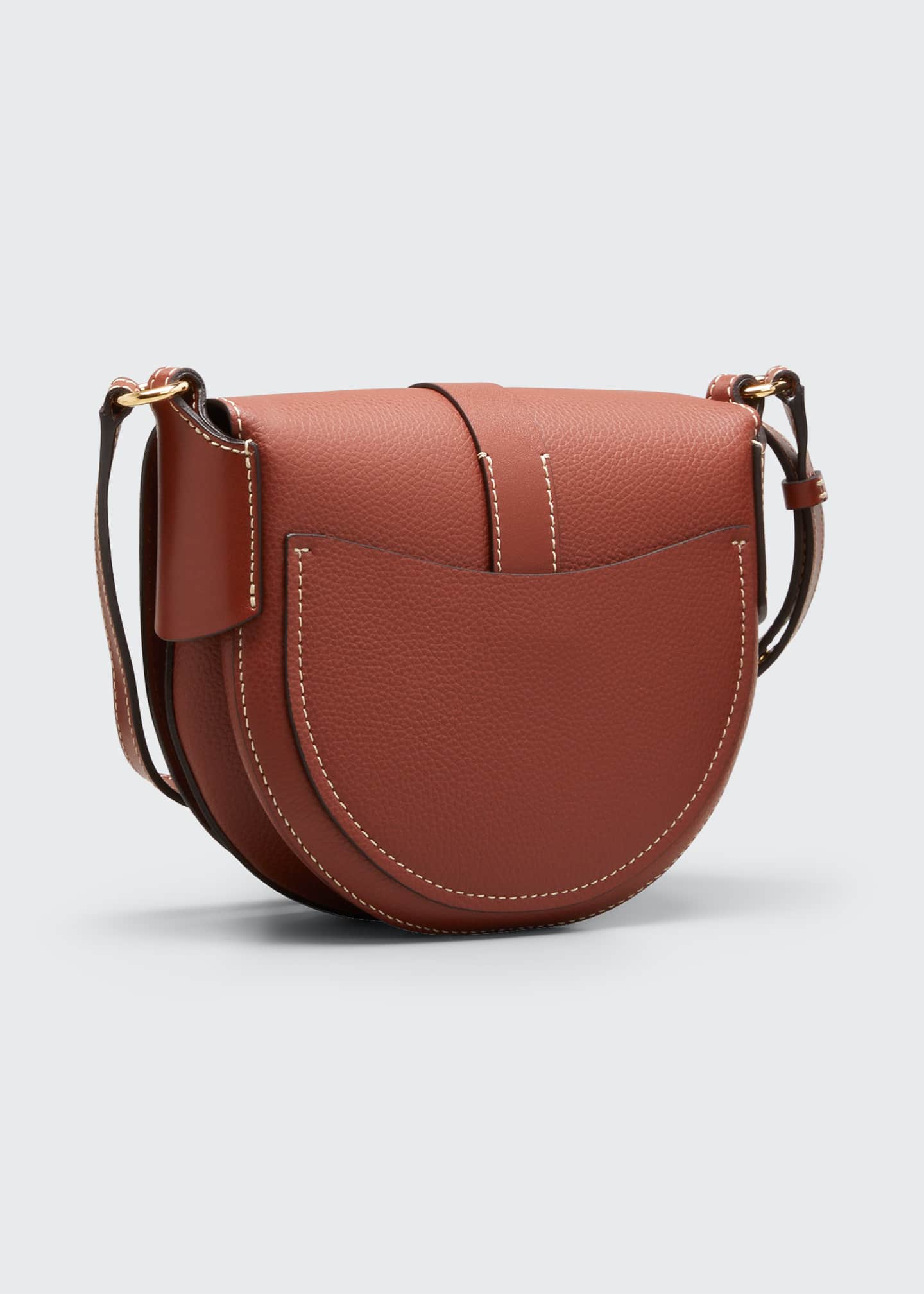 saddle leather crossbody