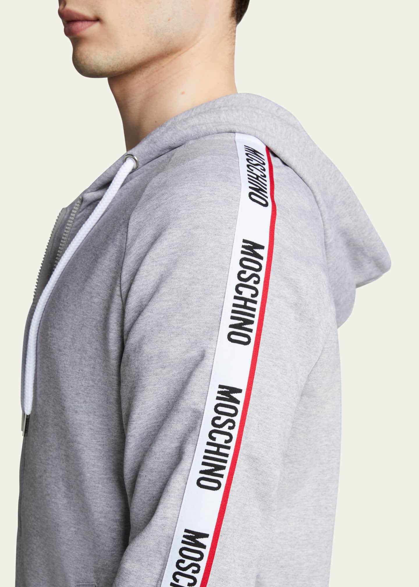 Moschino mens hoodie sale clearance