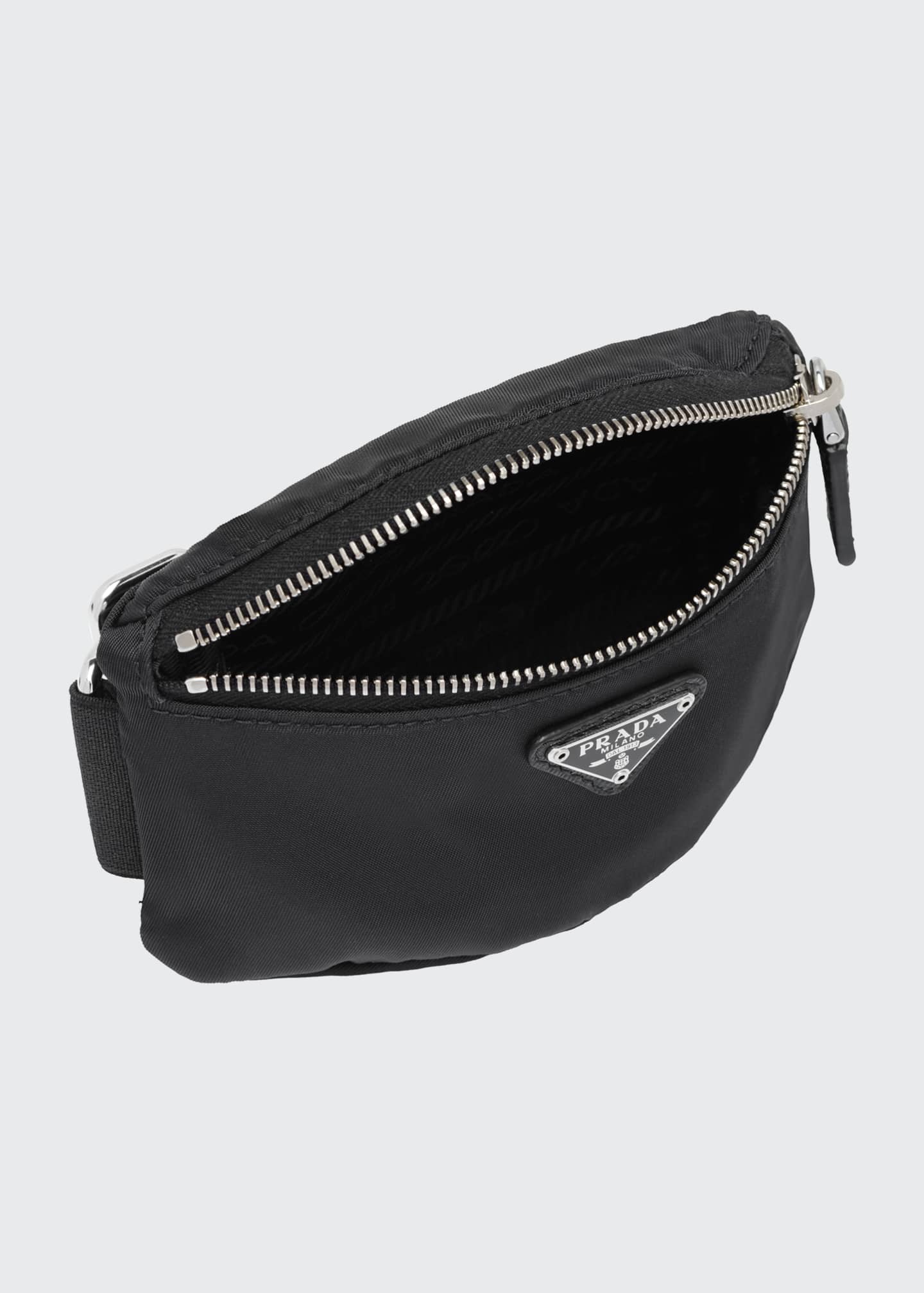 Prada Men s Nylon Logo Wrist Pouch Bergdorf Goodman