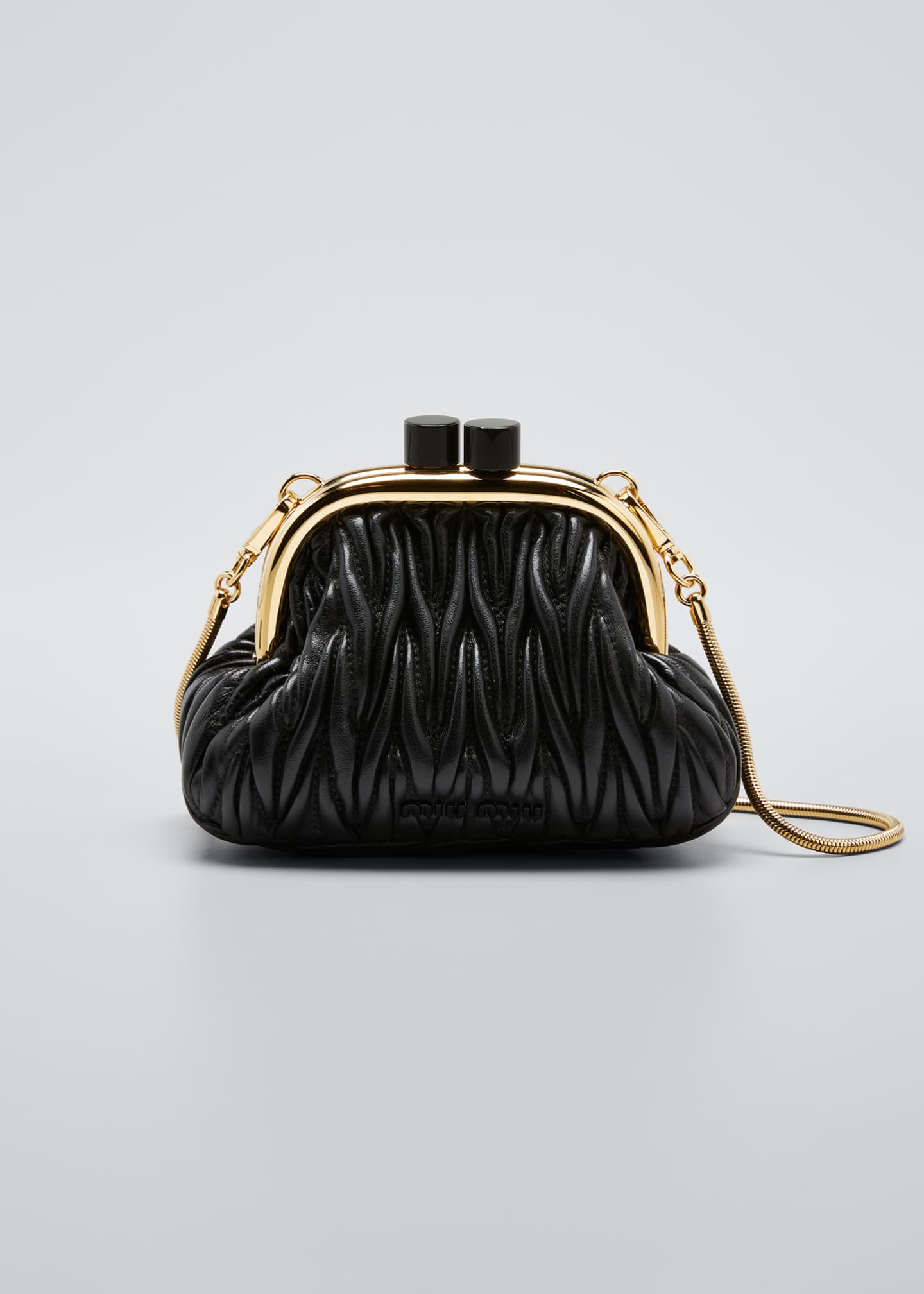 Miu Miu Belle Mini Napa Crossbody Clutch Bag Bergdorf Goodman