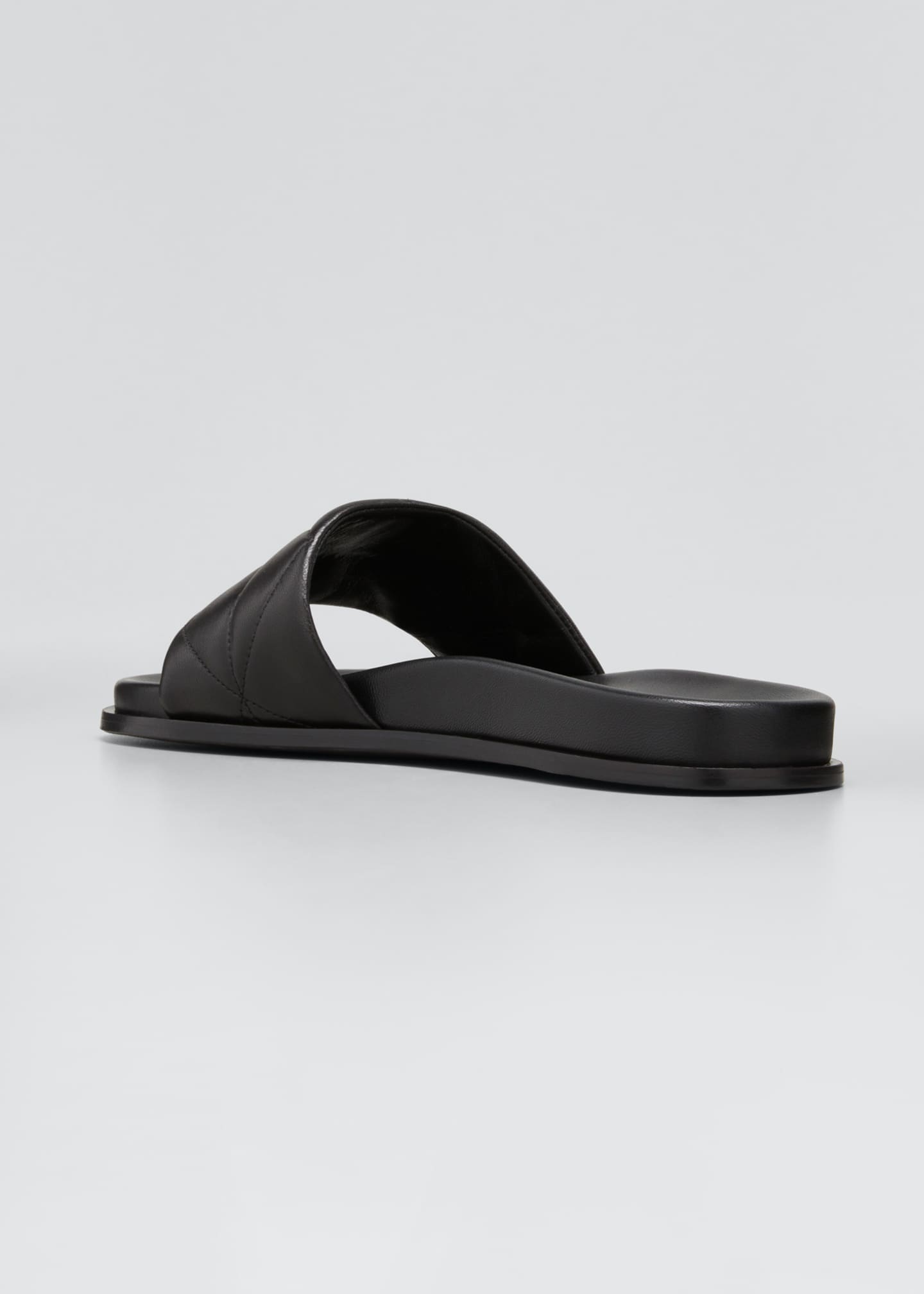 Prada Quilted Leather Pool Sandals - Bergdorf Goodman