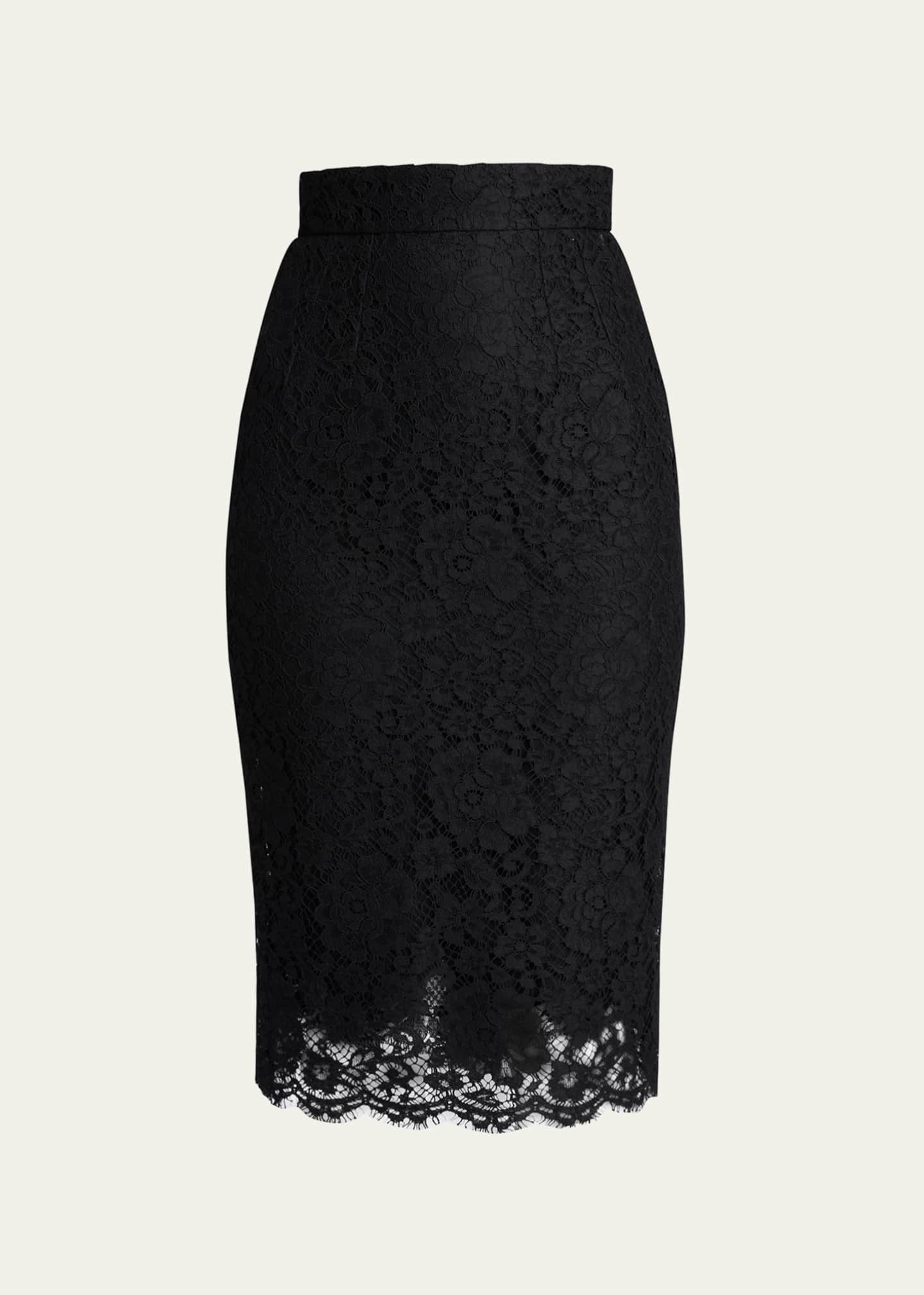 Dolce&Gabbana Lace Pencil Skirt - Bergdorf Goodman