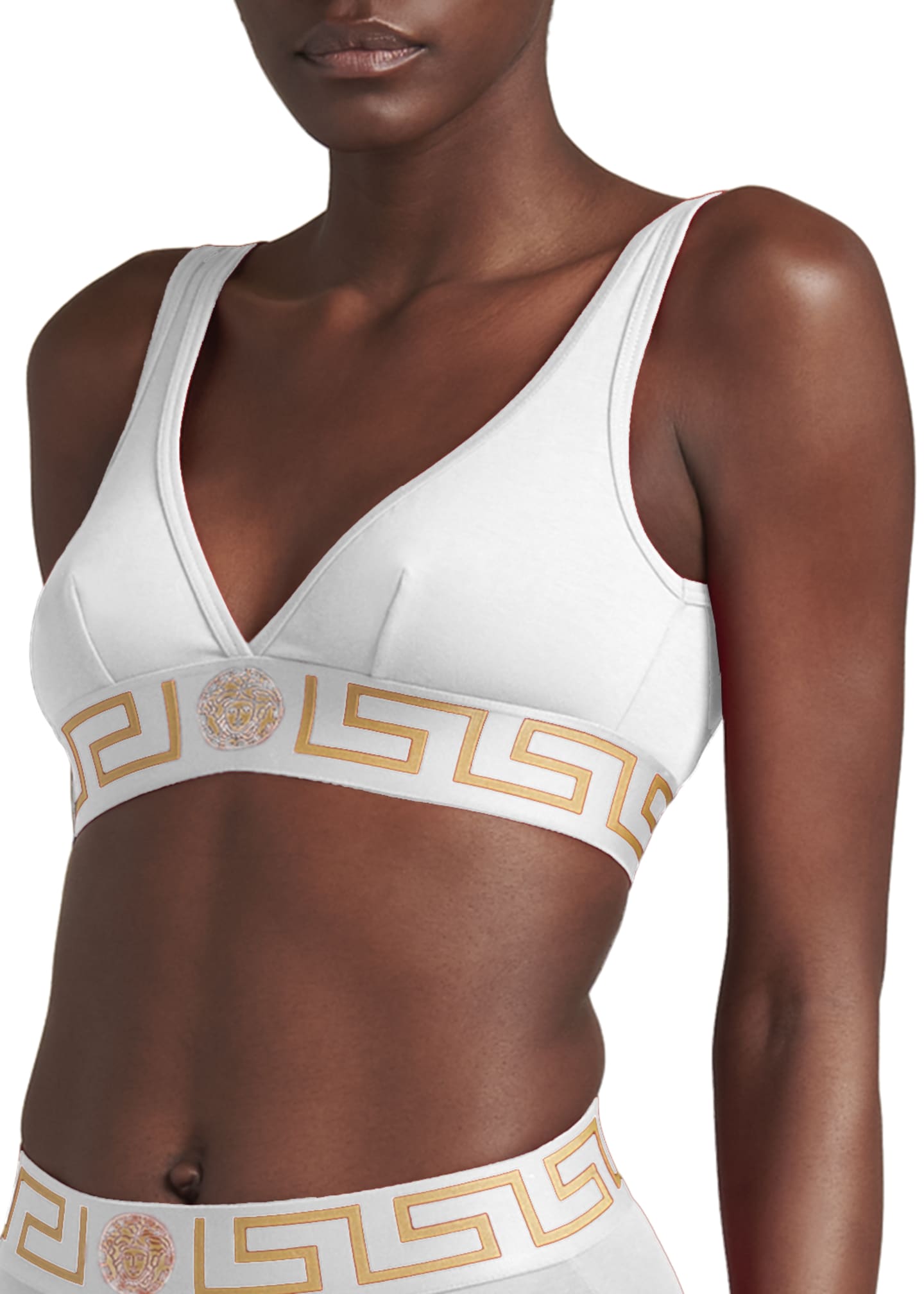 Versace Greca Border Bralette