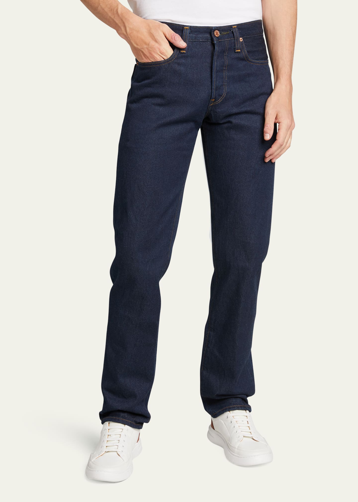 Glenn's Denim Men's Single-Wash Selvedge Denim Jeans - Bergdorf Goodman