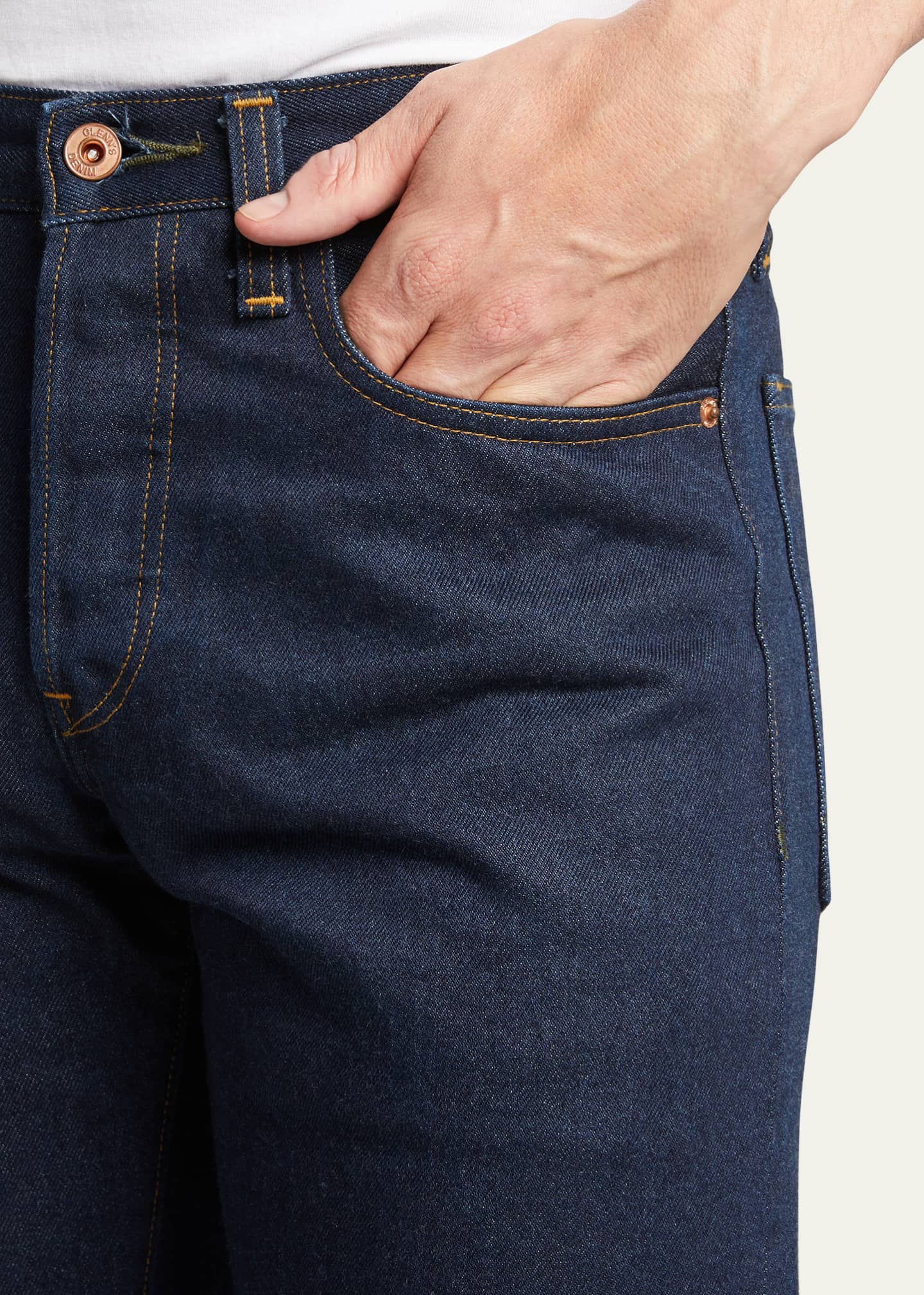Glenn's Denim Men's Single-Wash Selvedge Denim Jeans - Bergdorf Goodman
